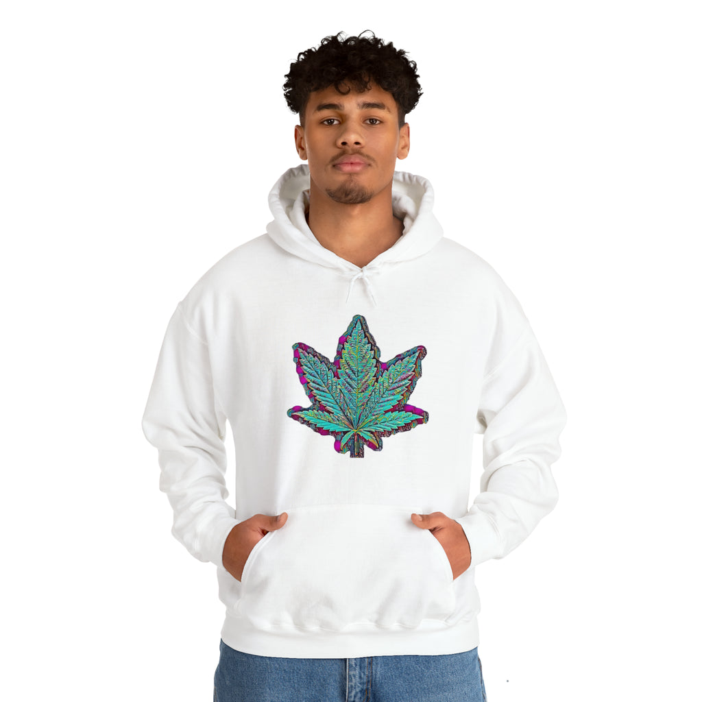 The Five Finger Leaf Unisex Heavy Blend™ Hooded Sweatshirt