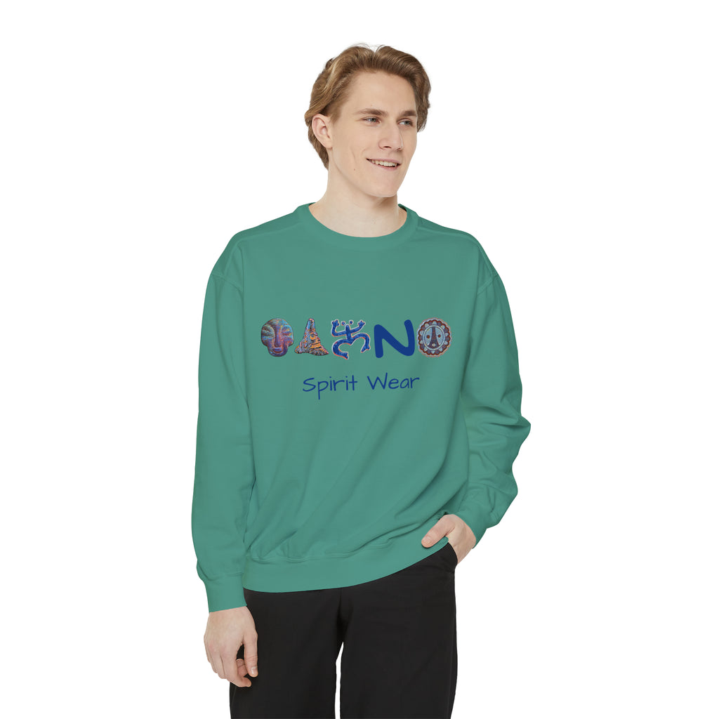 Taino Spirit Wear Symbols Unisex Garment-Dyed Sweatshirt