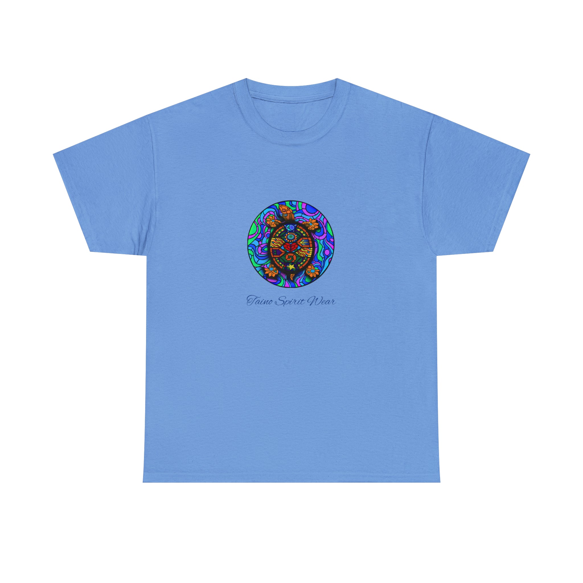 Taino-Inspired Turtle Unisex Heavy Cotton Tee