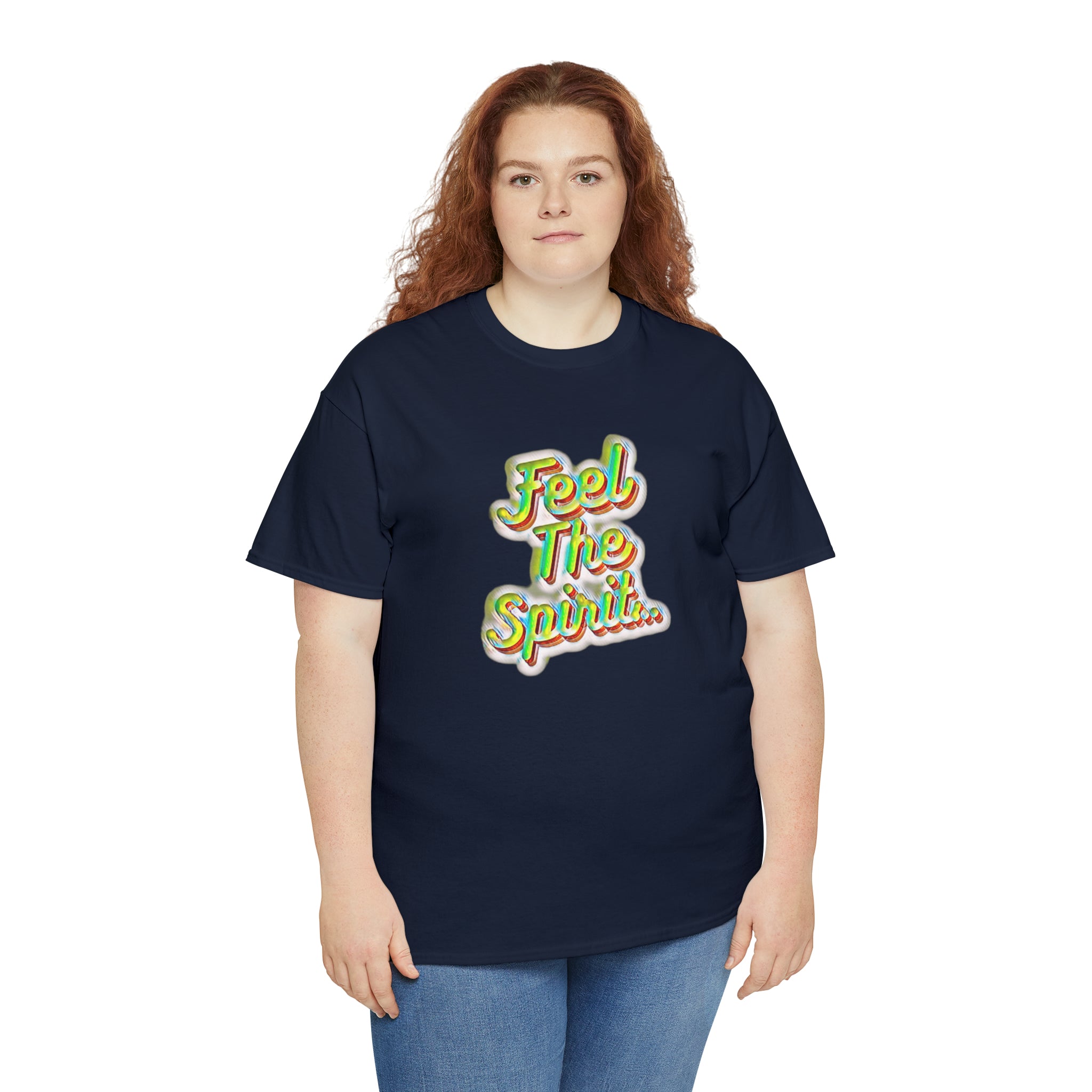 Feel The Spirit Unisex Heavy Cotton Tee