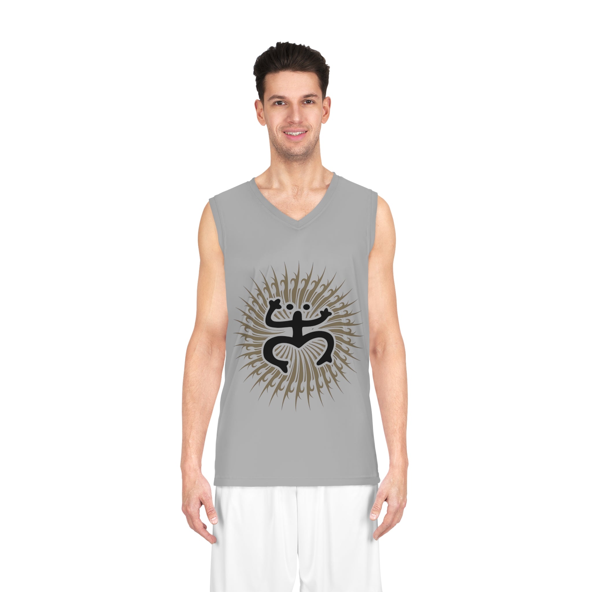 Taino Tribal Coqui Basketball Jersey (AOP)