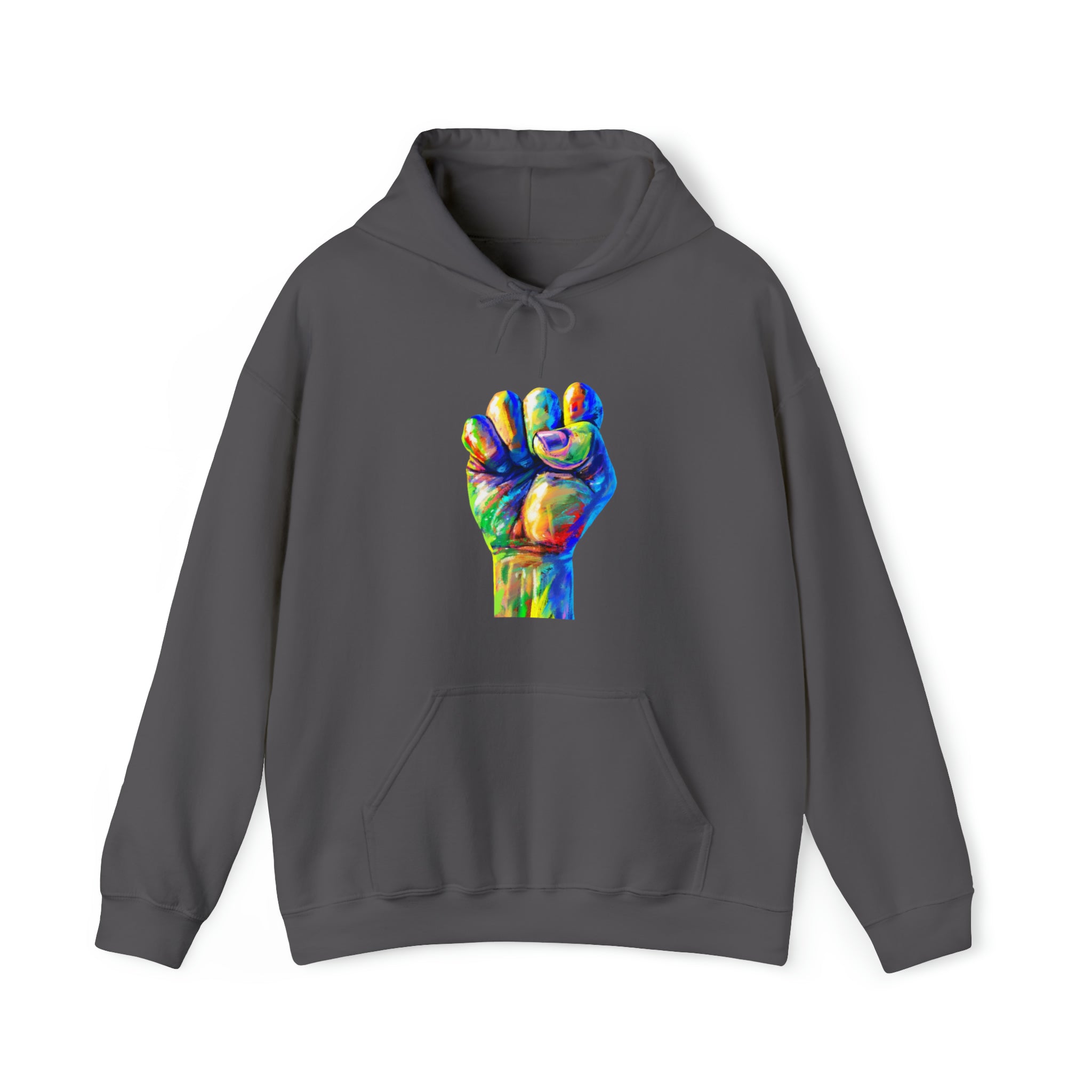 Power to The People Fist Unisex Heavy Blend™ Hooded Sweatshirt