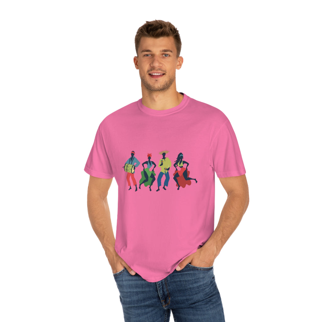 African Dancers Unisex Garment-Dyed T-shirt