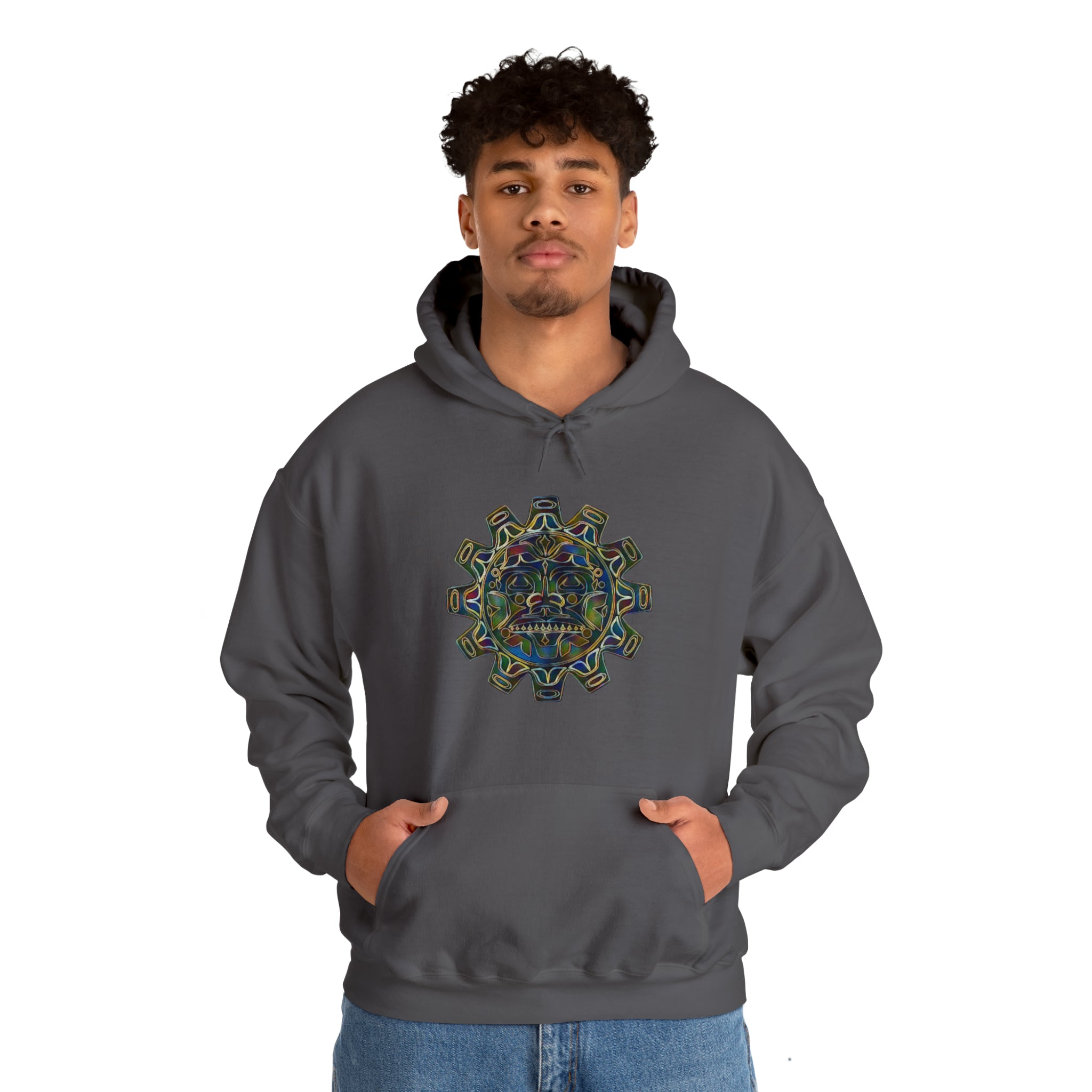 Taino Symbolism Unisex Heavy Blend™ Hooded Sweatshirt