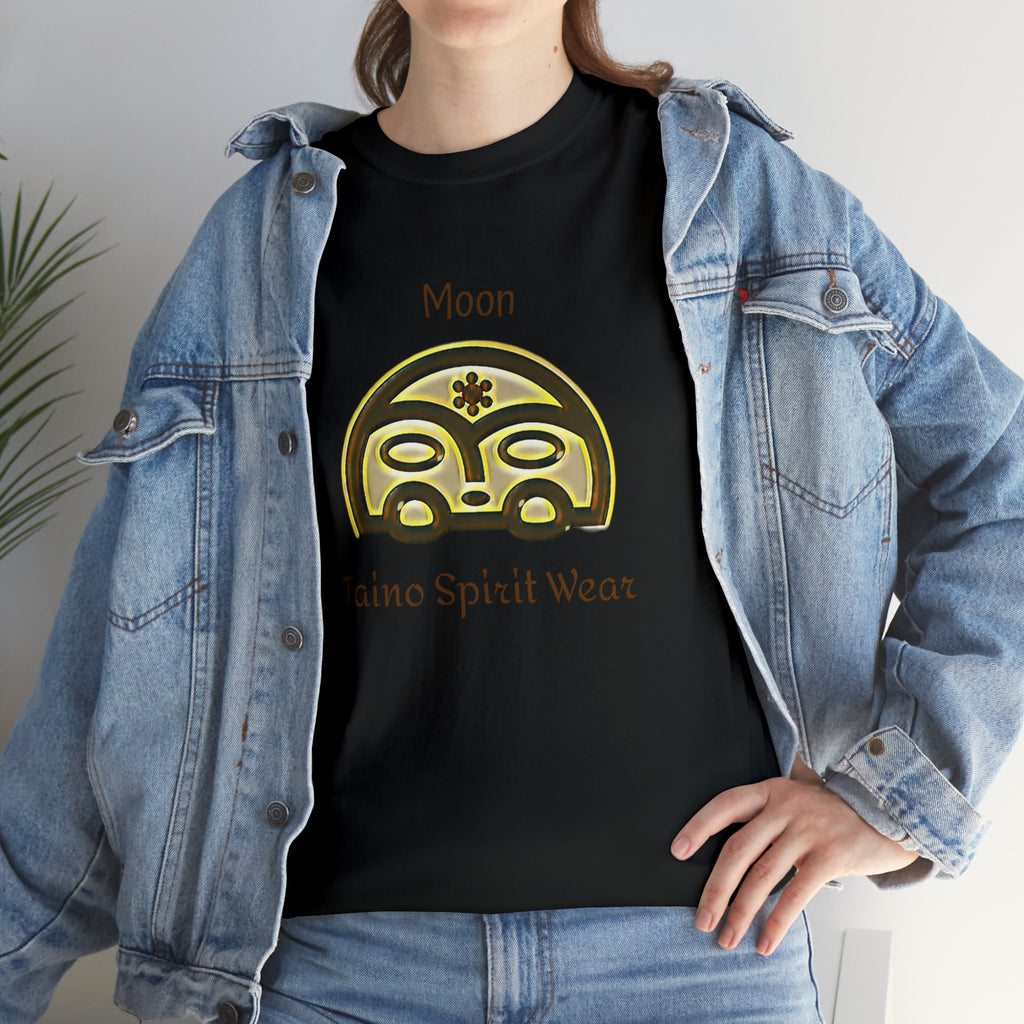 Taino Moon/ Puerto Rican Coqui Unisex Heavy Cotton Tee