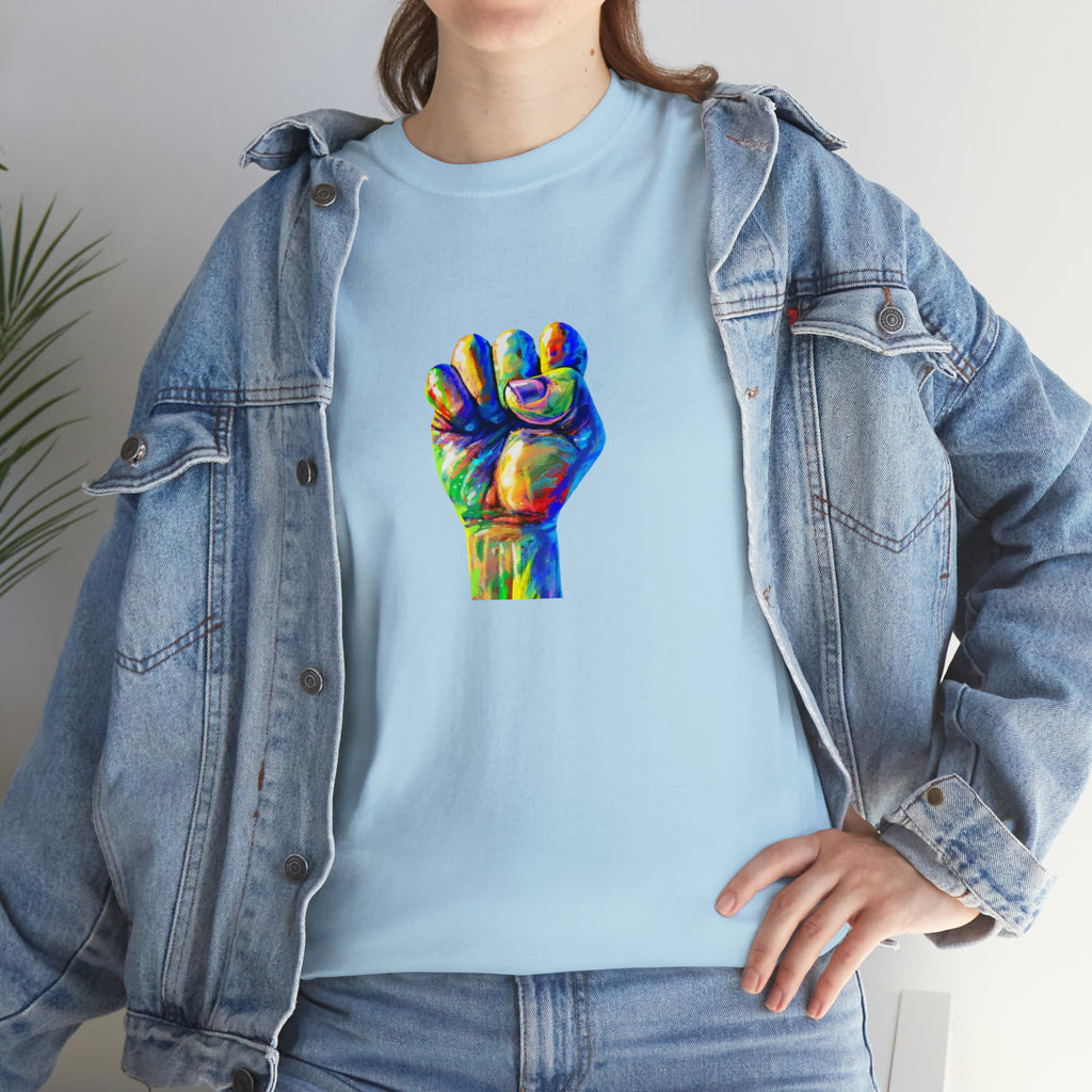 Power to The People Fist Unisex Heavy Cotton Tee