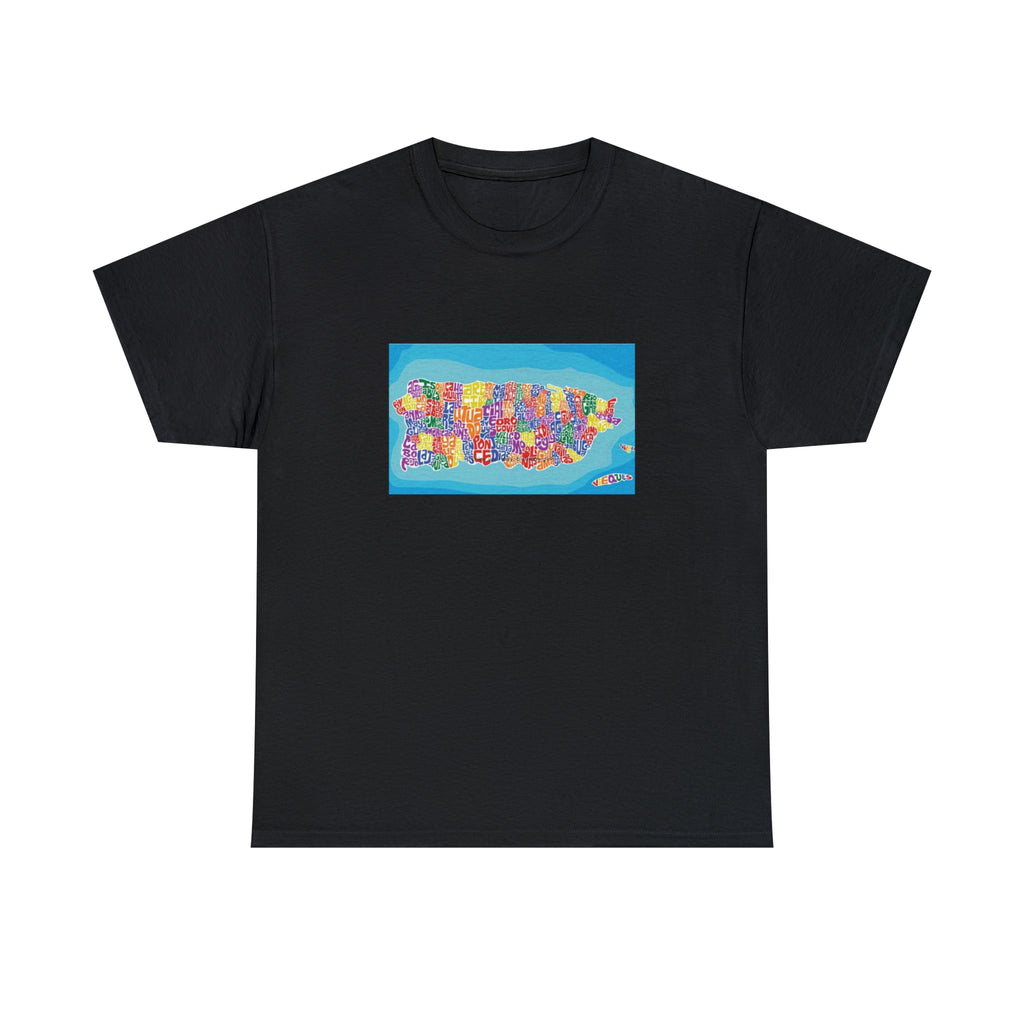 The Island of Puerto Rico Unisex Heavy Cotton Tee