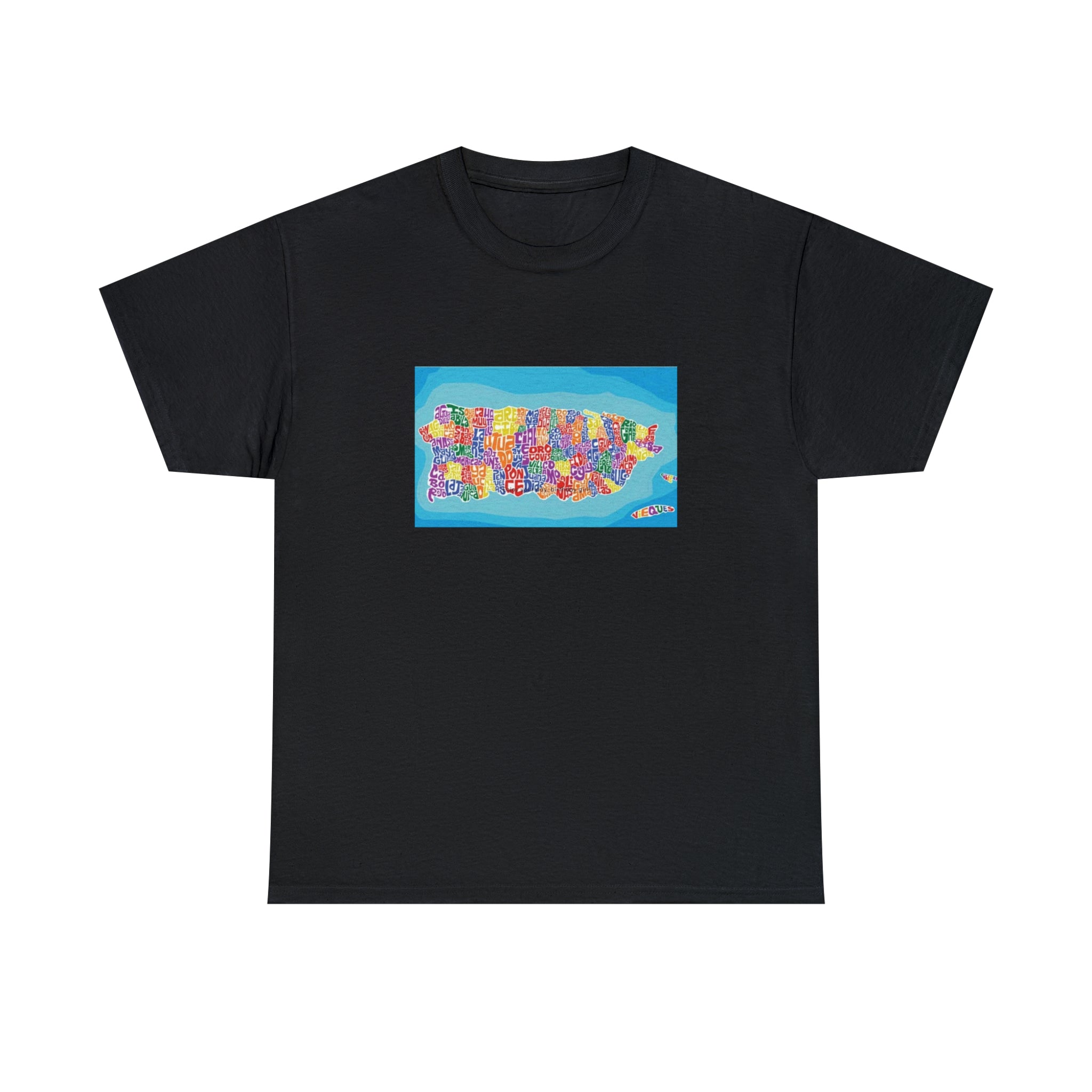 The Island of Puerto Rico Unisex Heavy Cotton Tee