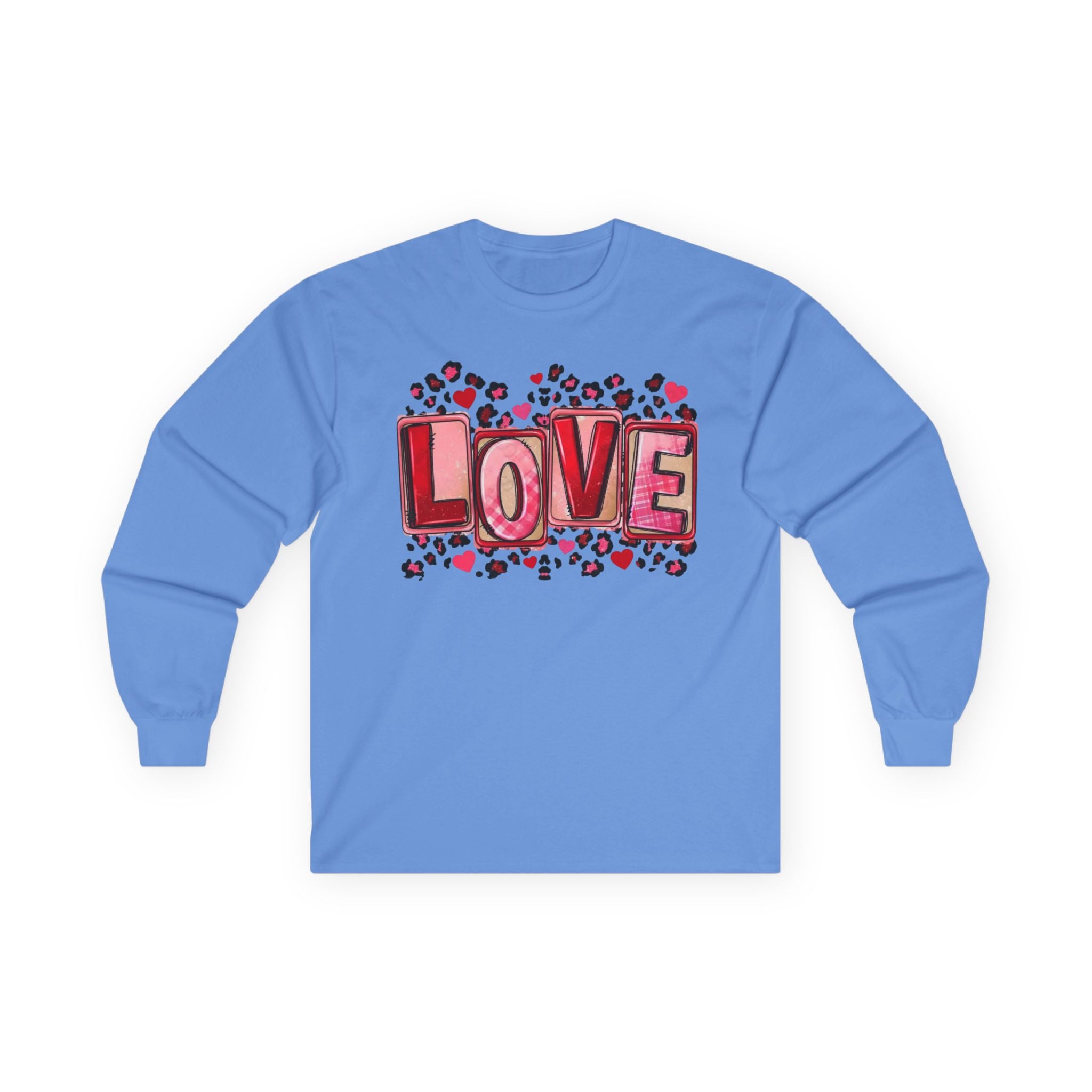 Valentine's Day Love Heart Long Sleeve Tee — Valentine’s Day Graphic Shirt