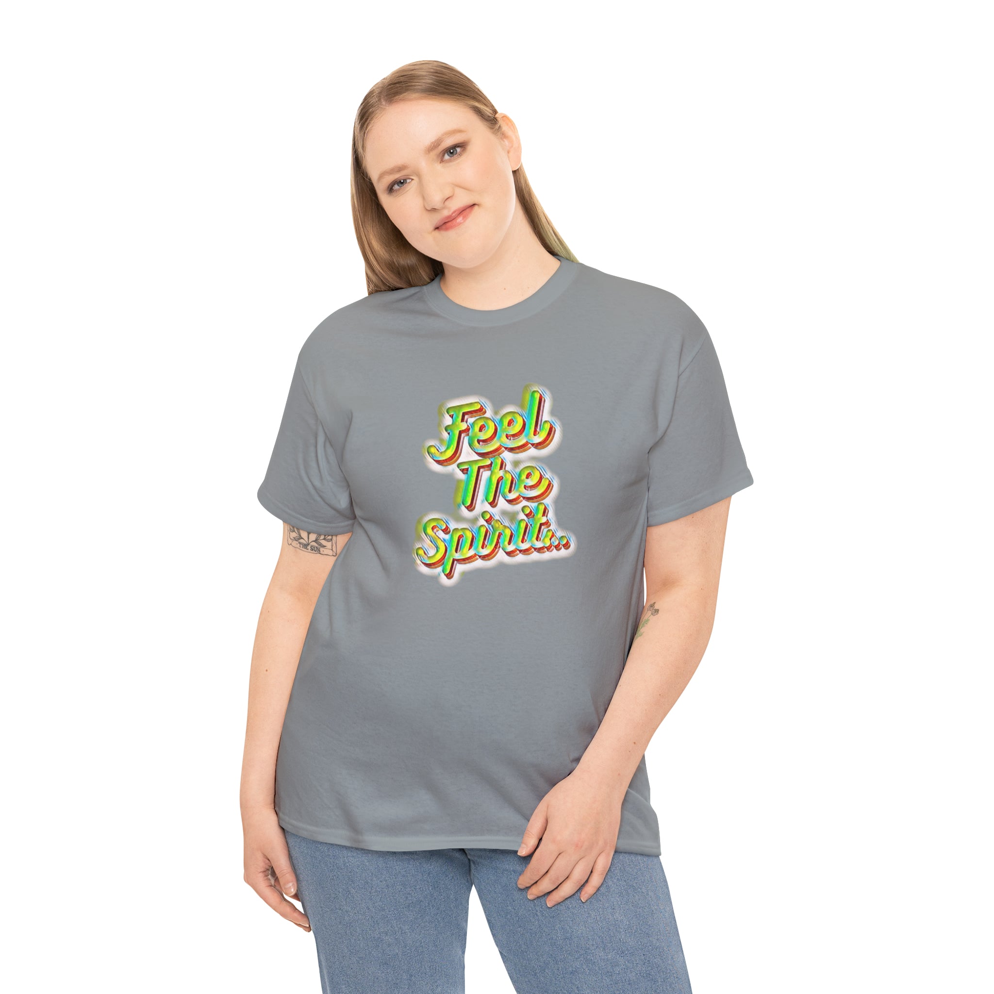 Feel The Spirit Unisex Heavy Cotton Tee