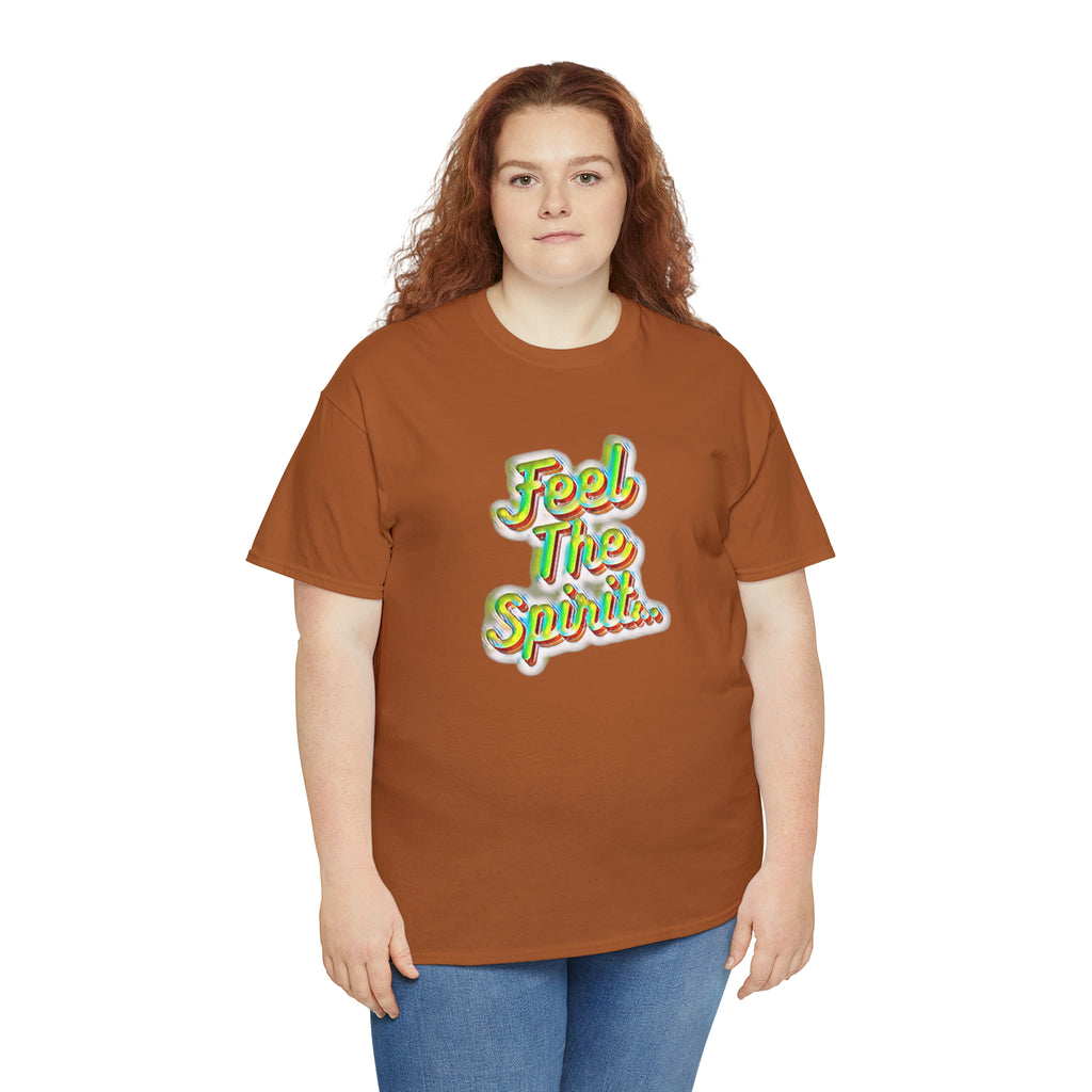 Feel The Spirit Unisex Heavy Cotton Tee