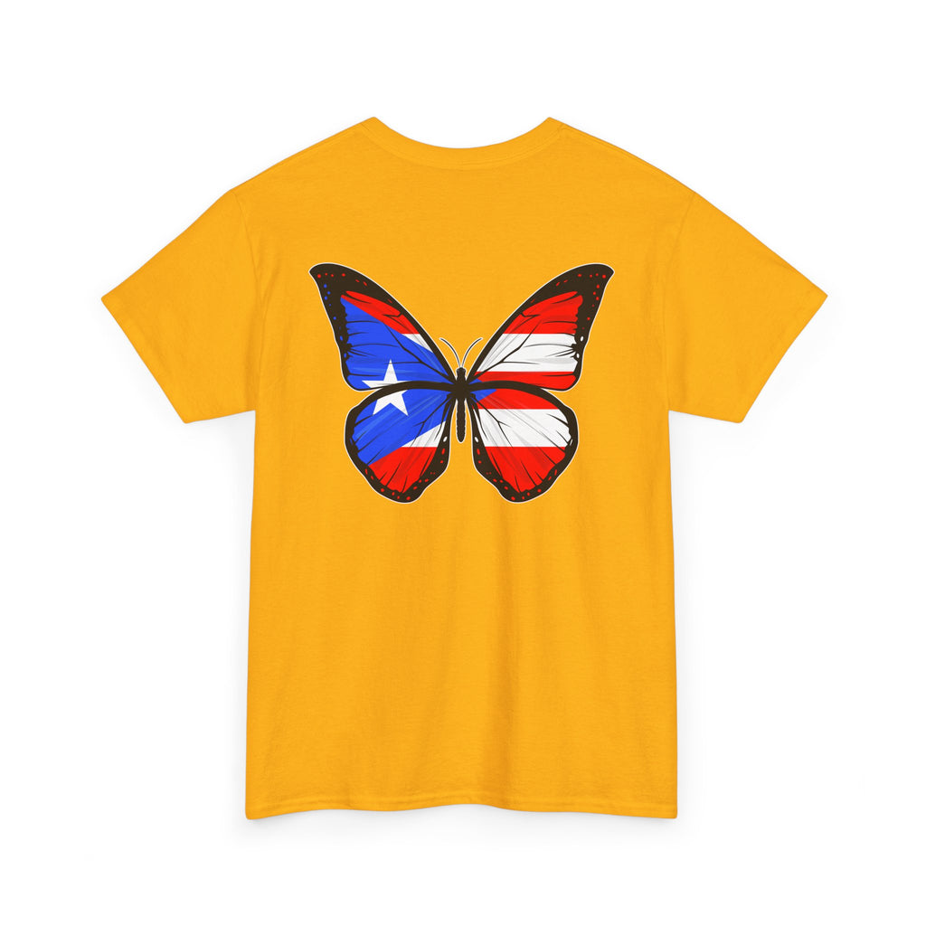 Women's Puerto Rico Flag Butterfly T-Shirt