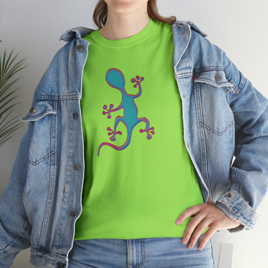 Taino-Inspired Salamander 2 Unisex Heavy Cotton Tee