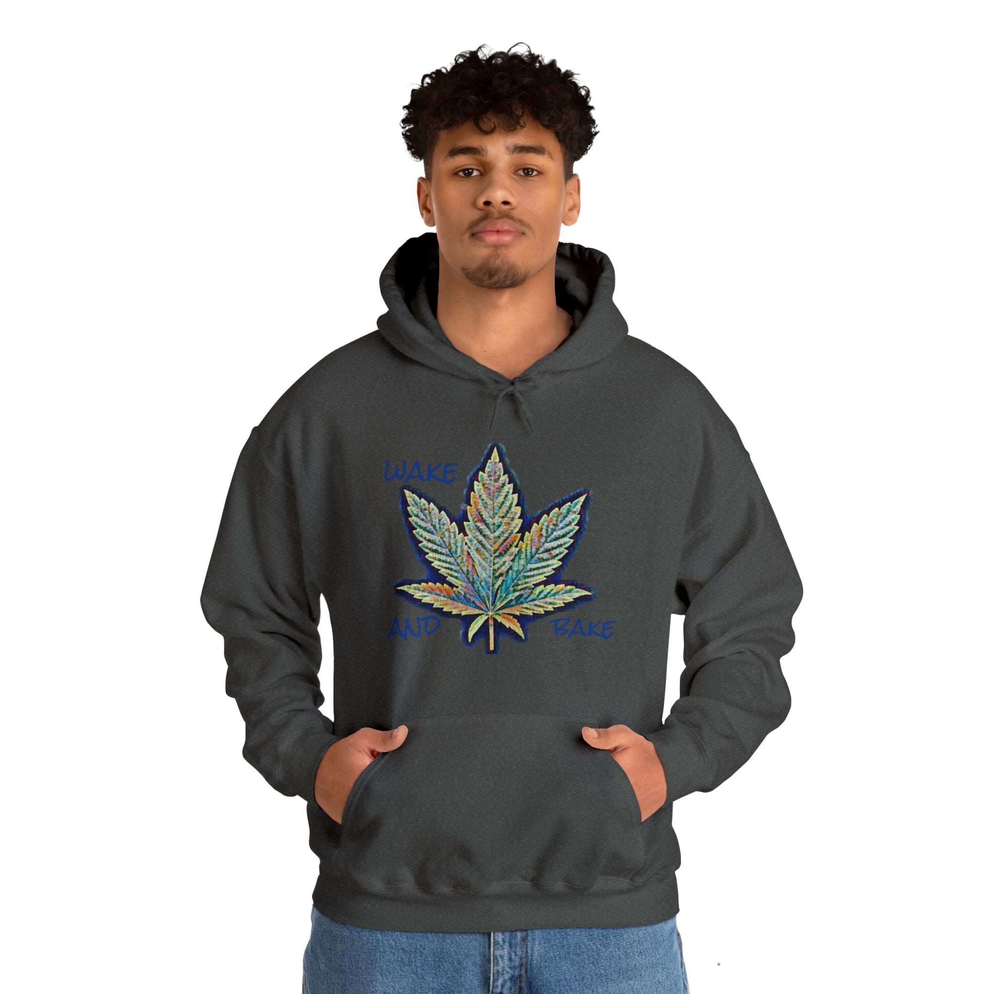 The Five Finger Leaf 2 Unisex Heavy Blend™ Hooded Sweatshirt