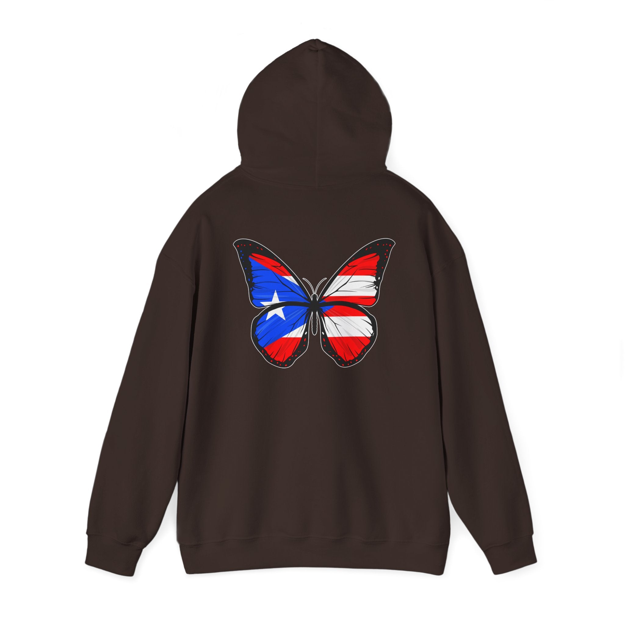 Women's Puerto Rico Flag Butterfly Hoodie