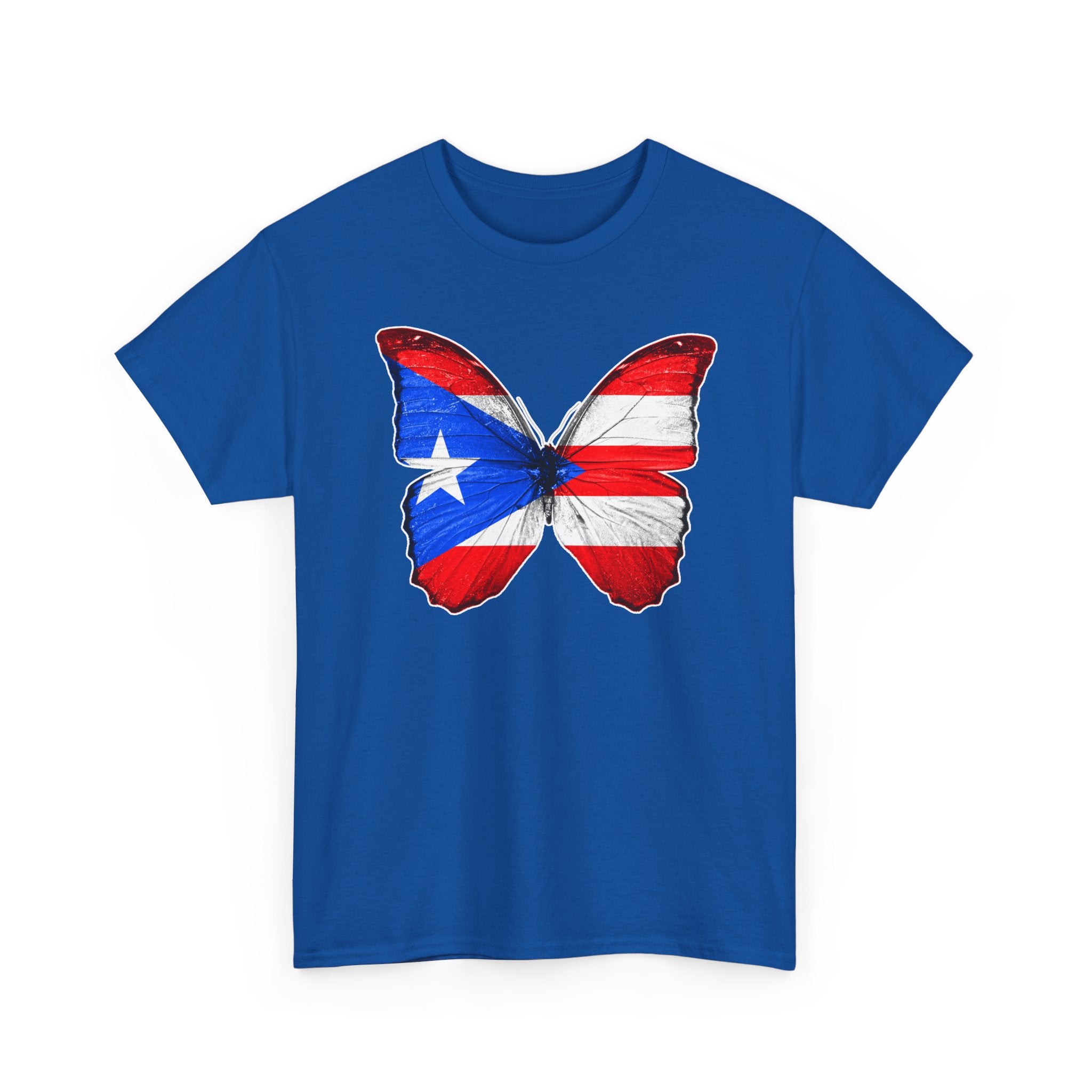Women's Puerto Rico Flag Butterfly T-Shirt