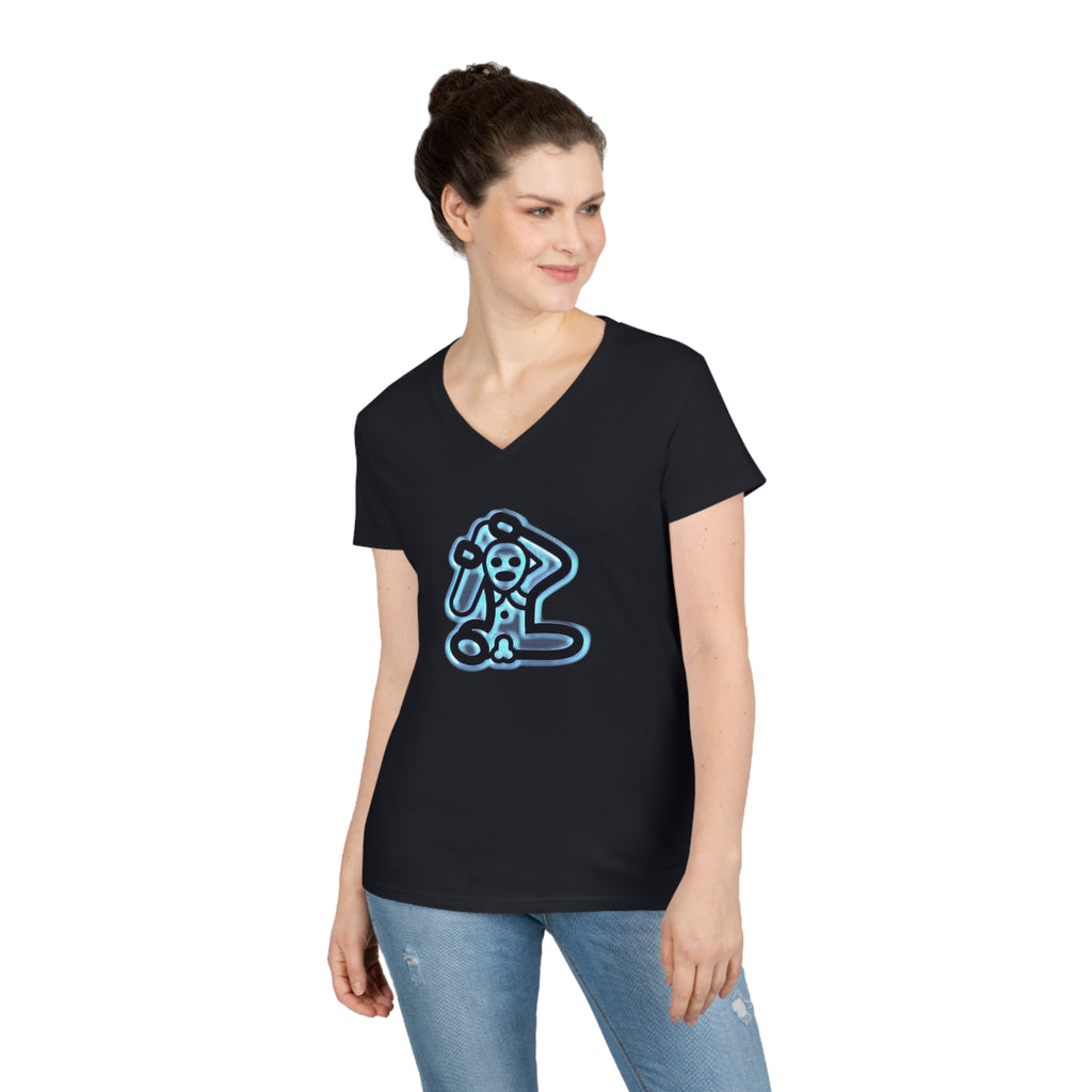 Taino Symbolism Ladies' V-Neck T-Shirt