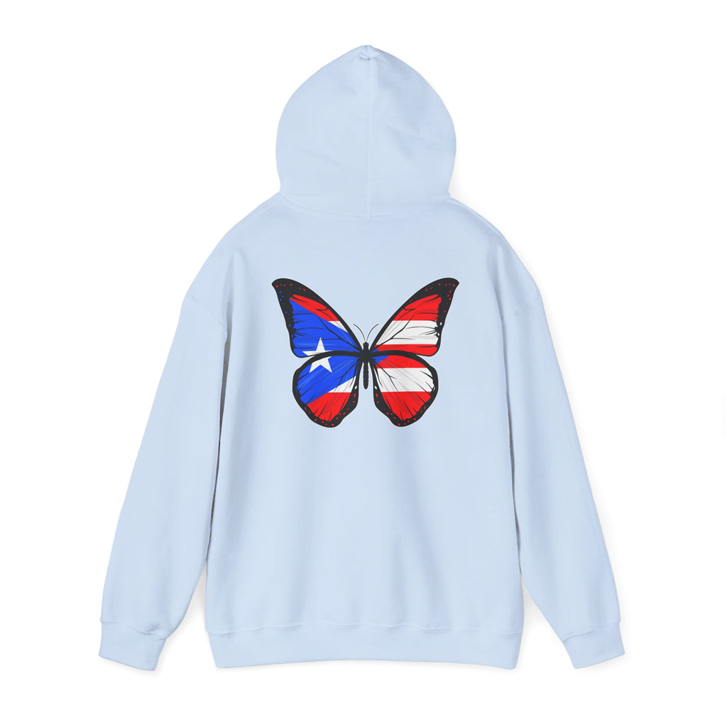 Women's Puerto Rico Flag Butterfly Hoodie