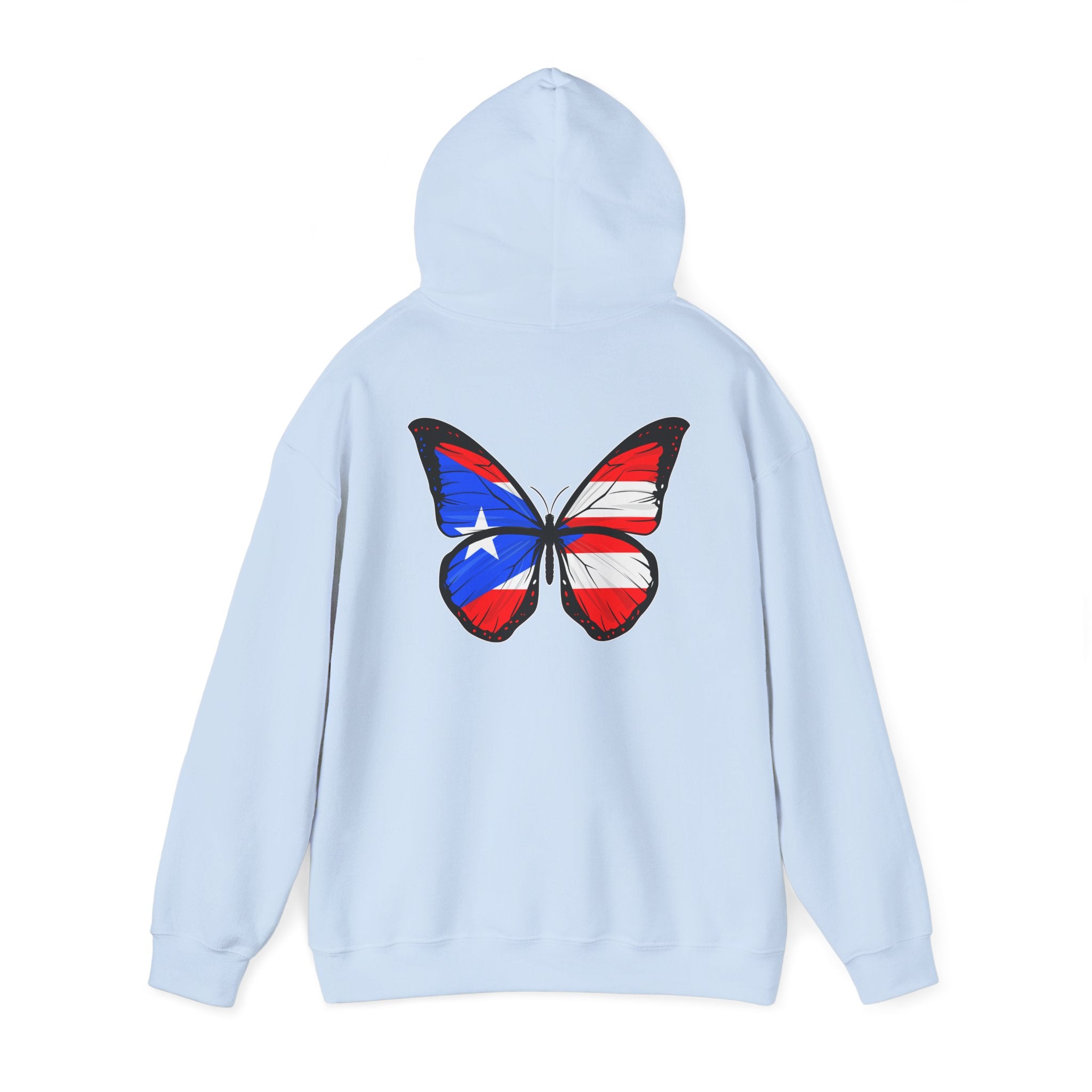 Women's Puerto Rico Flag Butterfly Hoodie