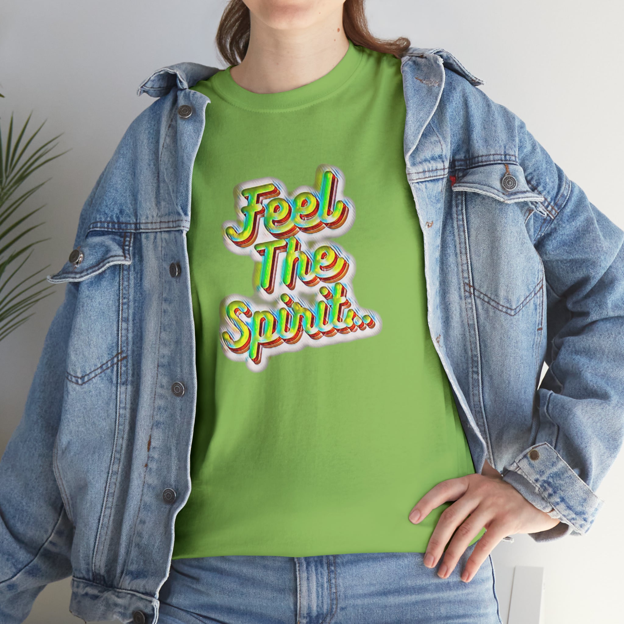Feel The Spirit Unisex Heavy Cotton Tee