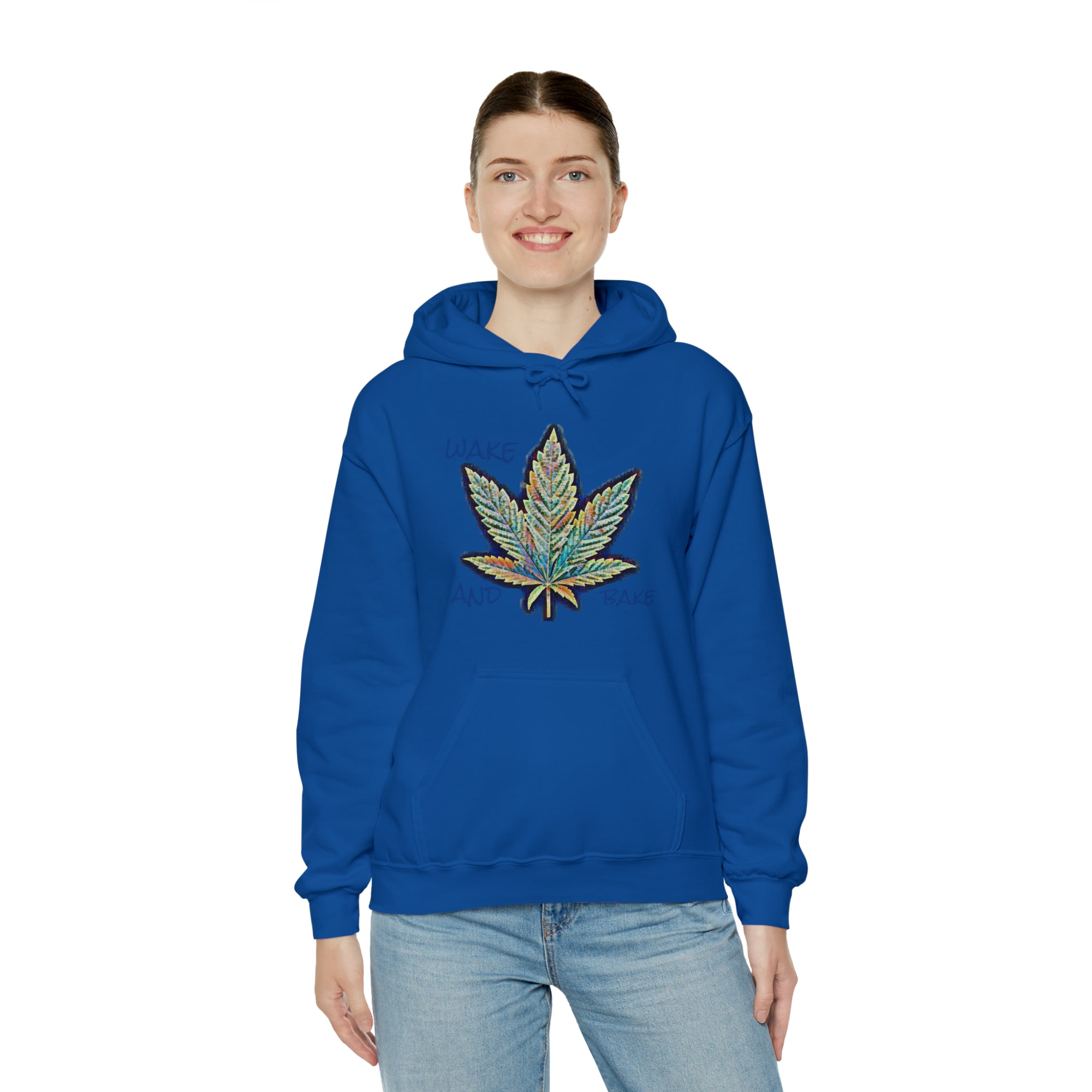 The Five Finger Leaf 2 Unisex Heavy Blend™ Hooded Sweatshirt