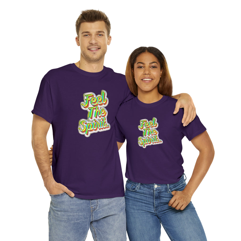 Feel The Spirit Unisex Heavy Cotton Tee