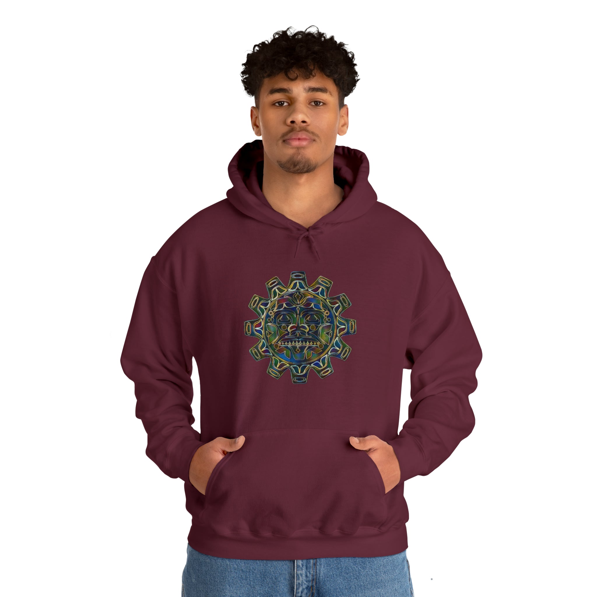 Taino Symbolism Unisex Heavy Blend™ Hooded Sweatshirt