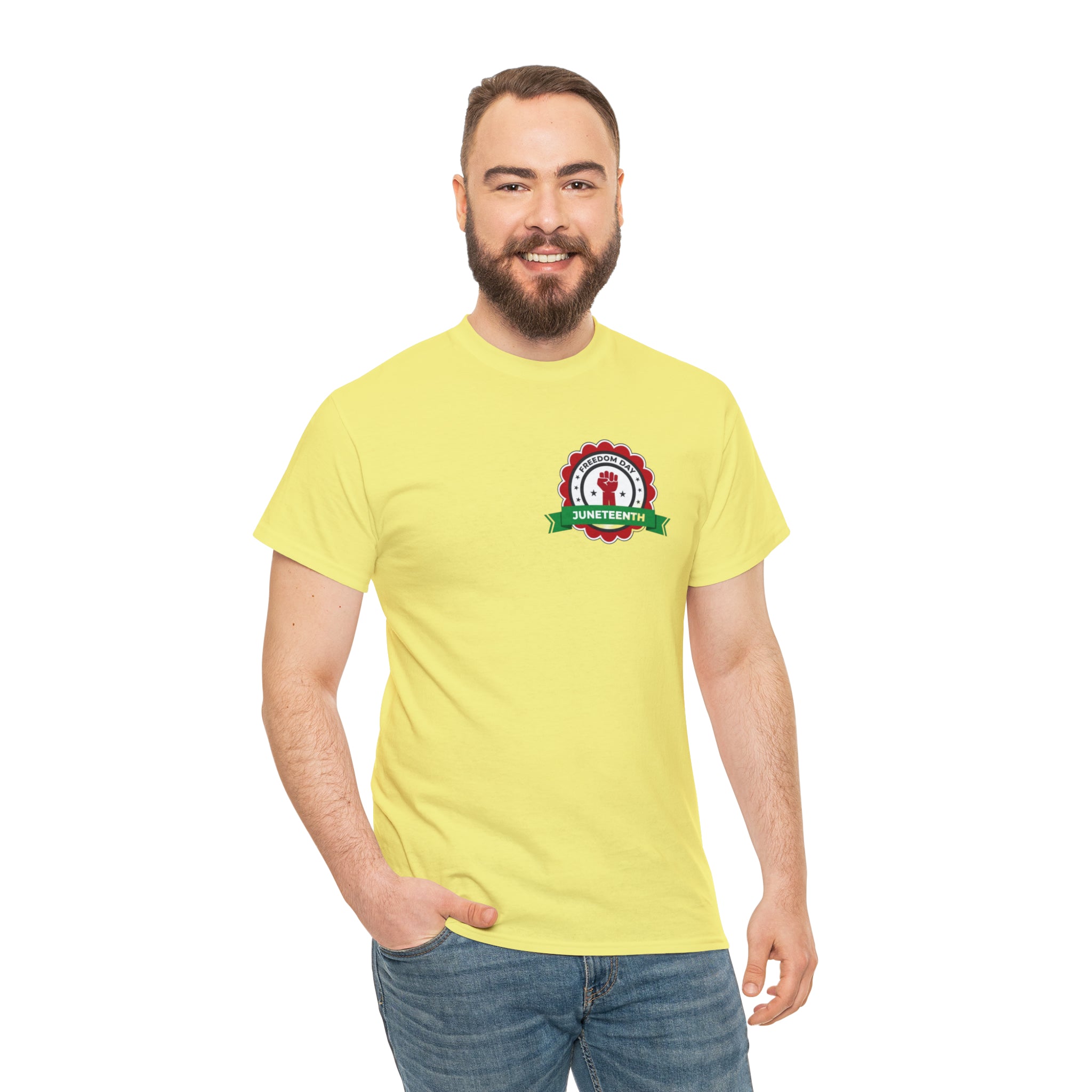 Juneteenth Freedom Day Unisex Heavy Cotton Tee