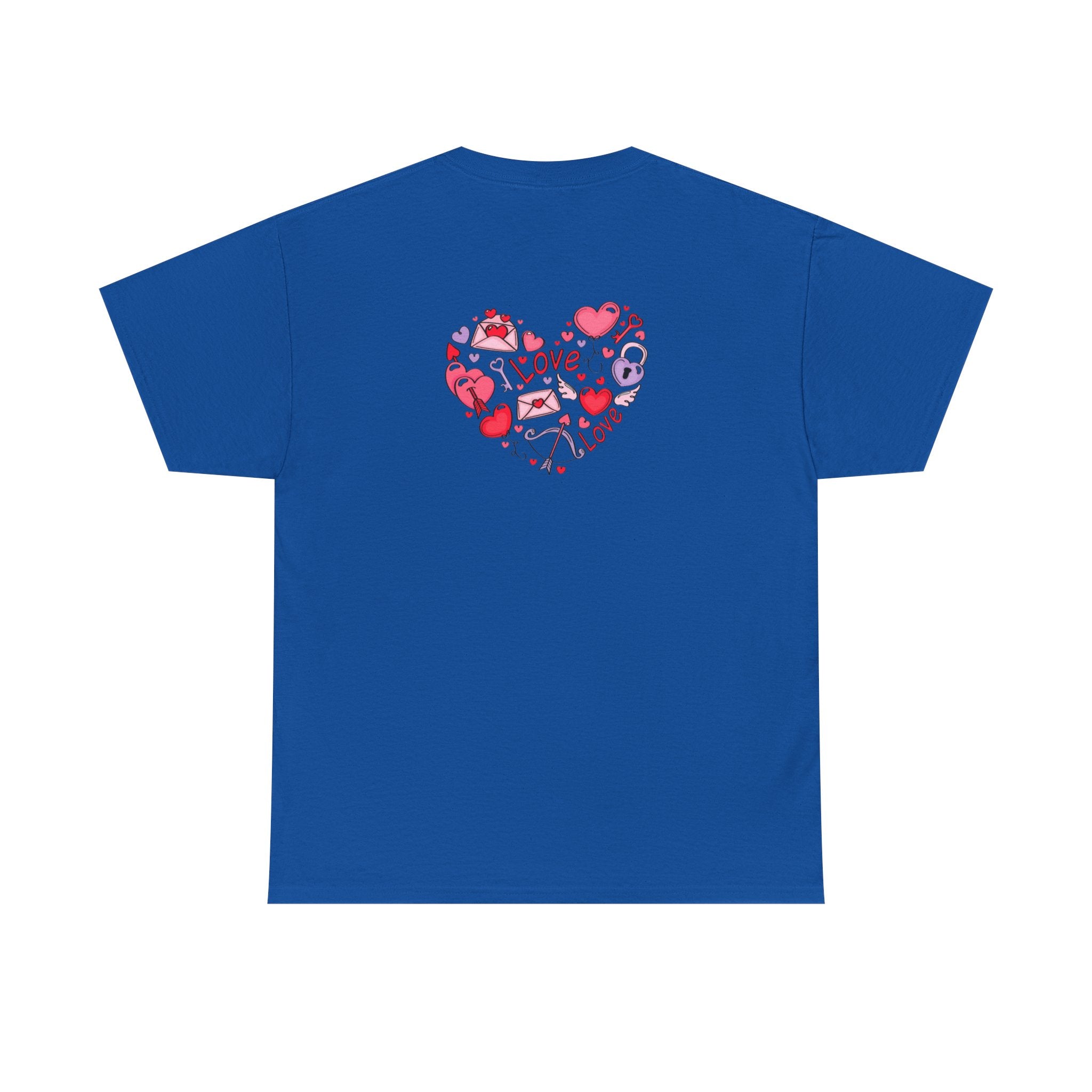 Valentine's Day Tee — "Happy Valentine's Day" Heart Design