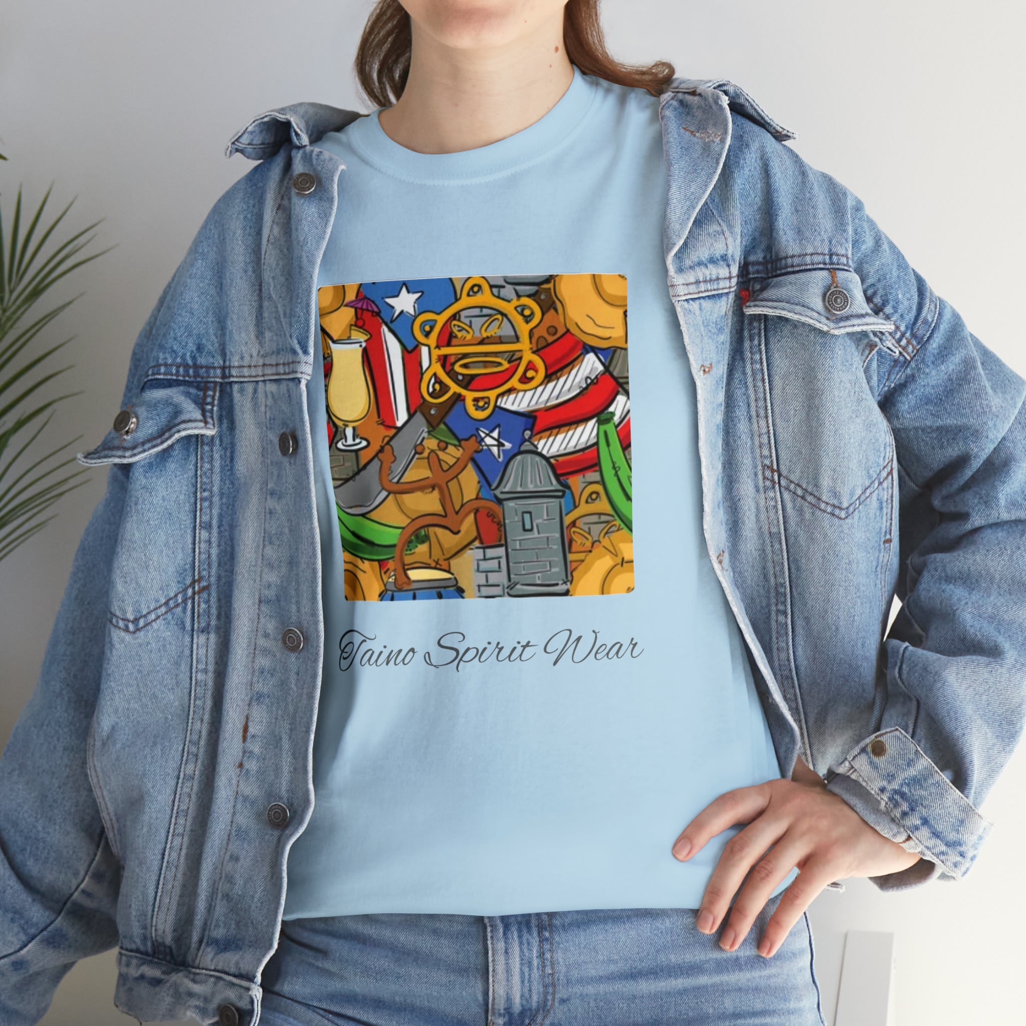 Puerto Rican Heritage Unisex Heavy Cotton Tee