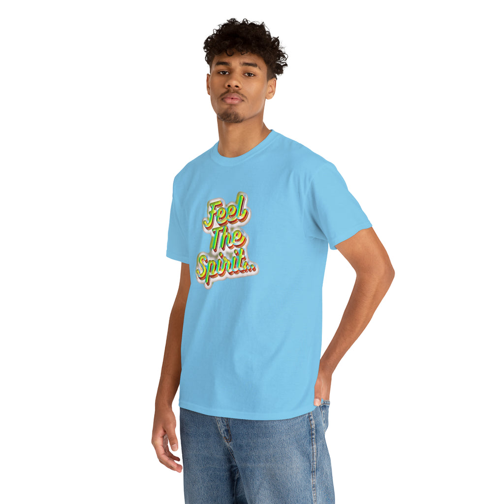 Feel The Spirit Unisex Heavy Cotton Tee