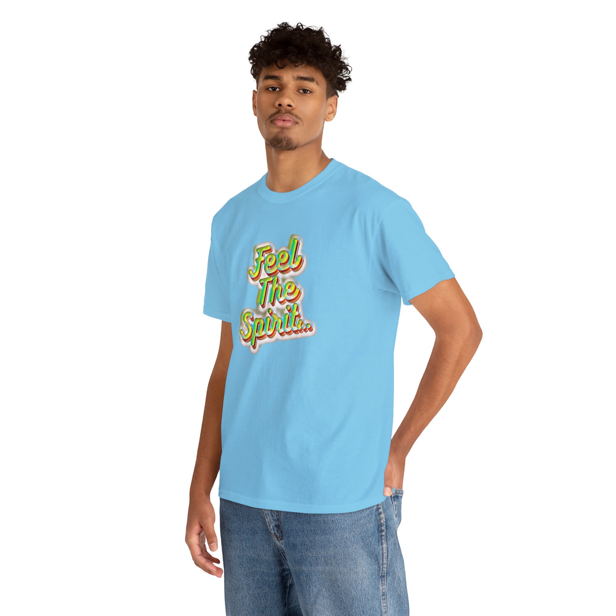 Feel The Spirit Unisex Heavy Cotton Tee