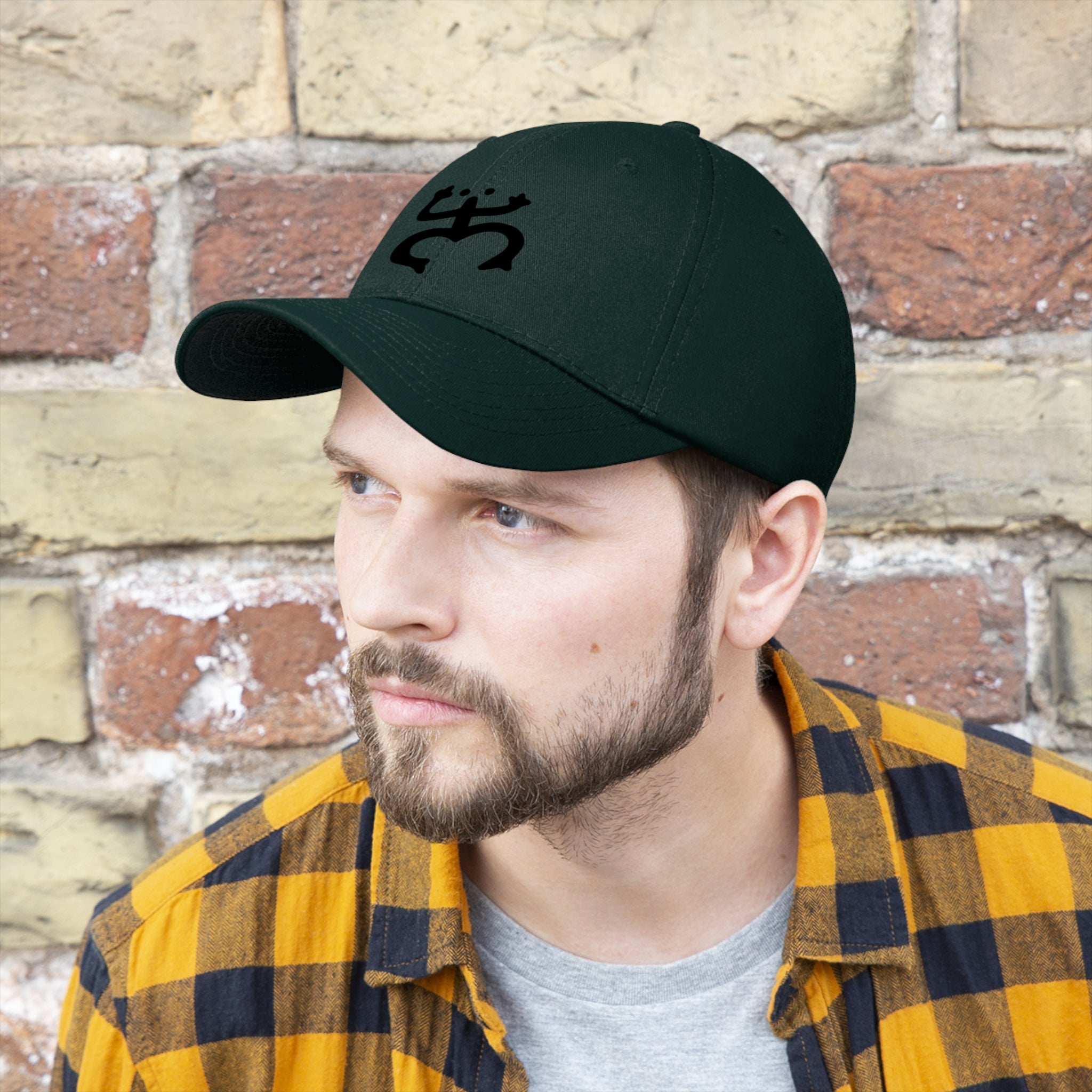 Taino Black Coqui Unisex Twill Hat