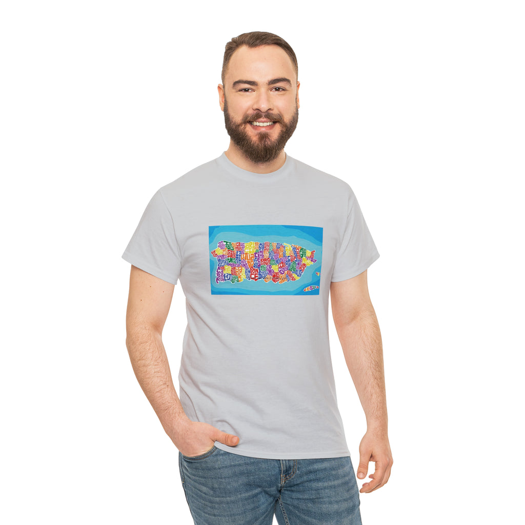 The Island of Puerto Rico Unisex Heavy Cotton Tee