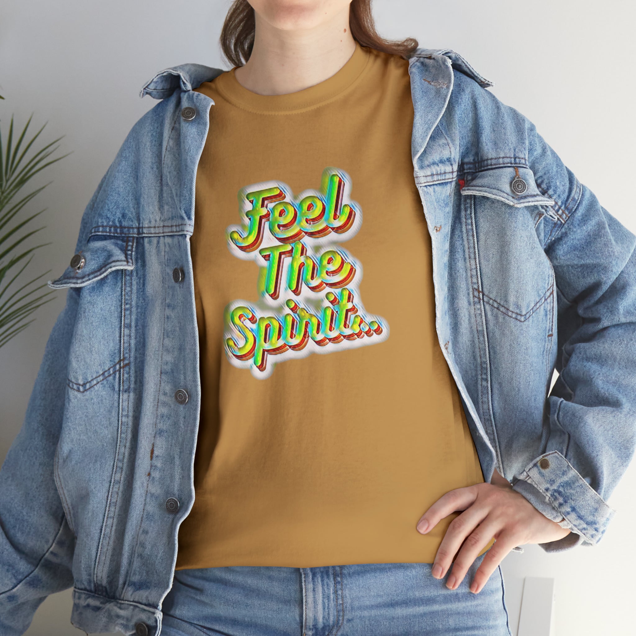 Feel The Spirit Unisex Heavy Cotton Tee