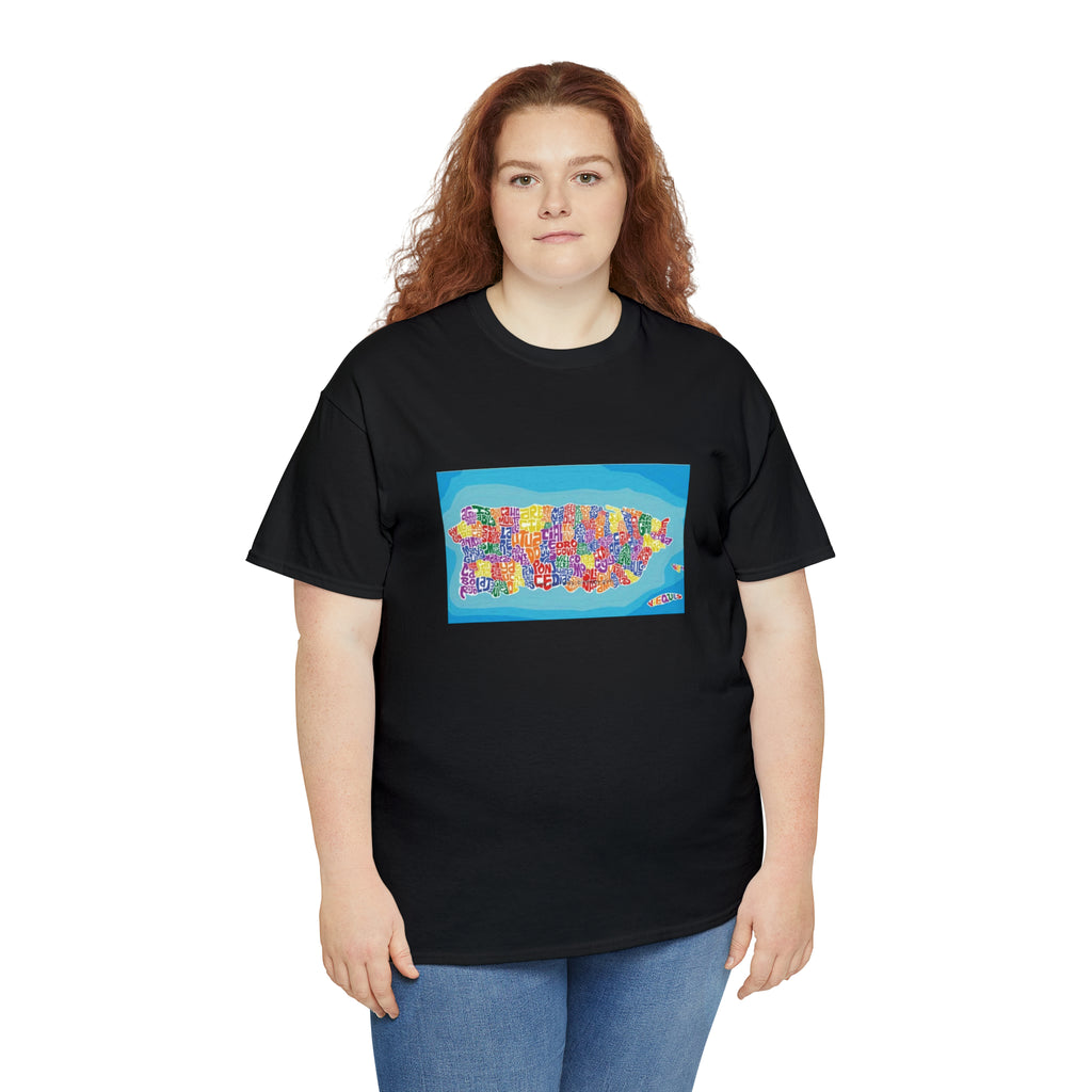 The Island of Puerto Rico Unisex Heavy Cotton Tee