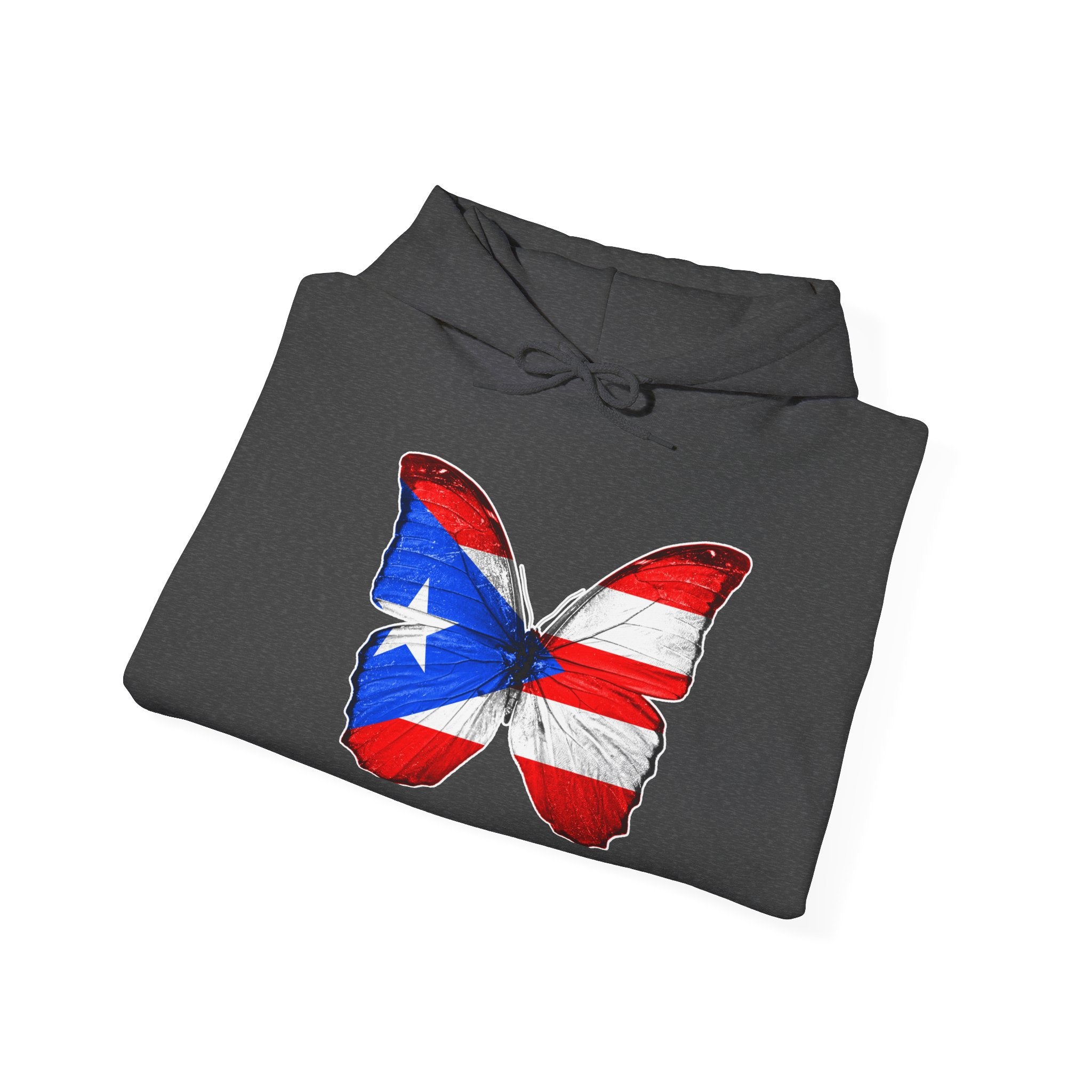 Women's Puerto Rico Flag Butterfly Hoodie