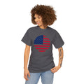 American Flag Globe Unisex Heavy Cotton Tee