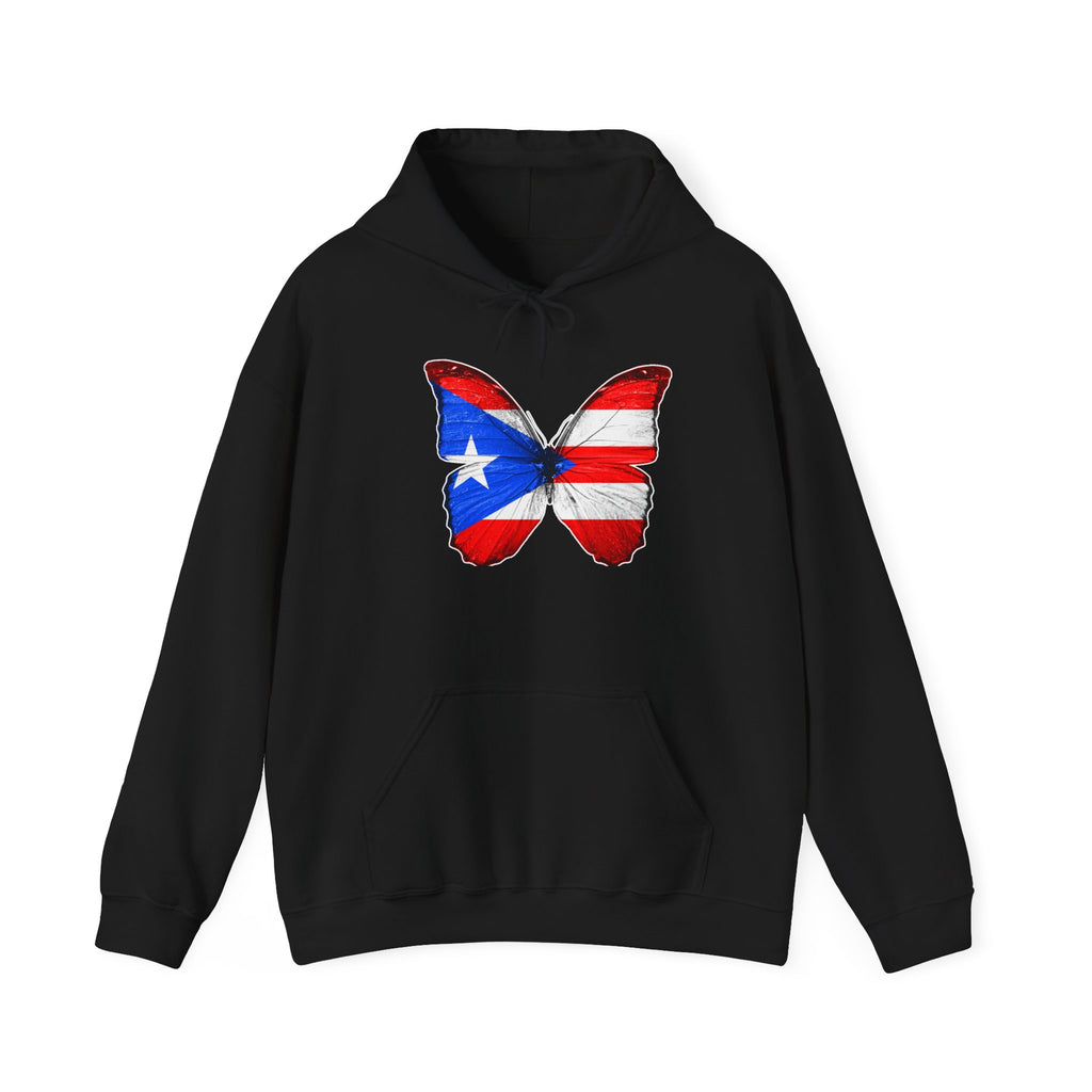 Women's Puerto Rico Flag Butterfly Hoodie