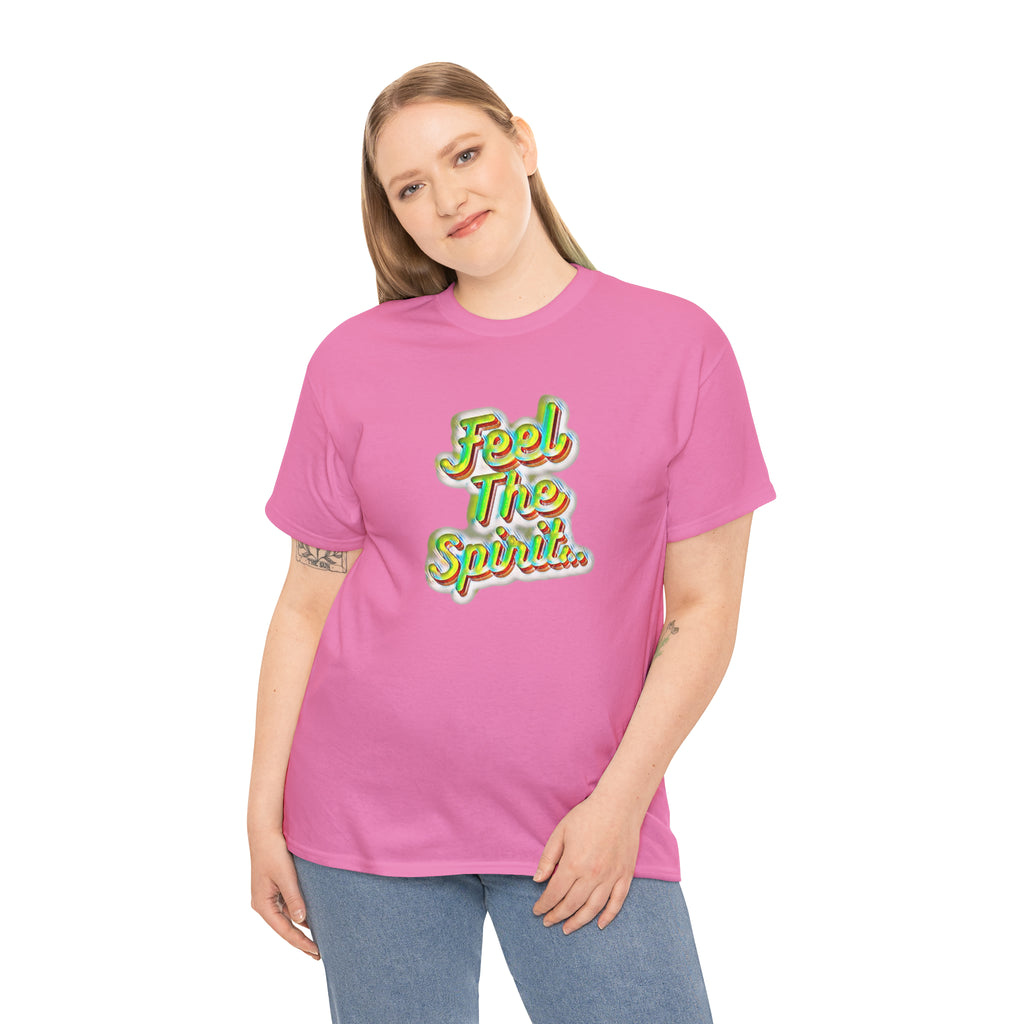 Feel The Spirit Unisex Heavy Cotton Tee
