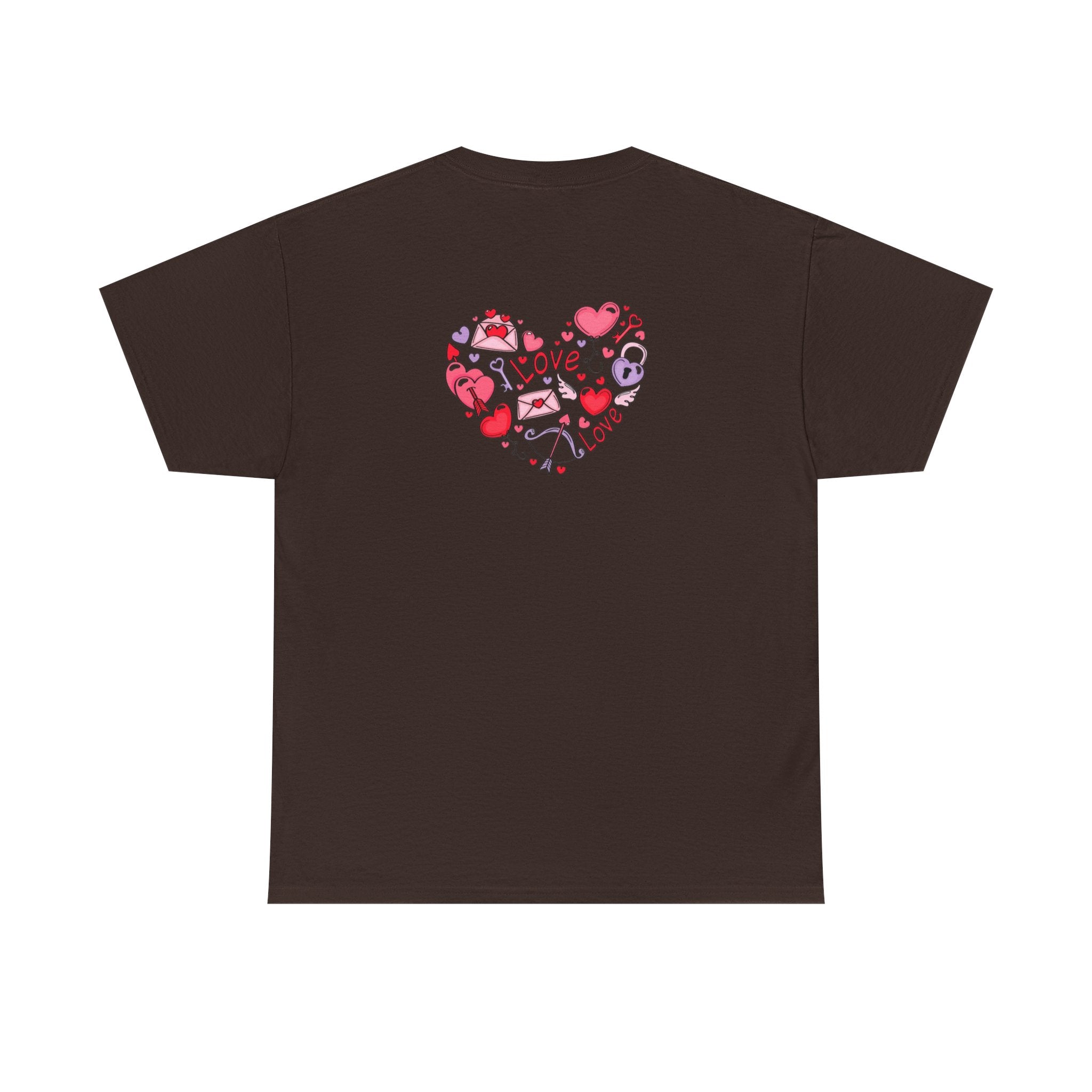 Valentine's Day Tee — "Happy Valentine's Day" Heart Design