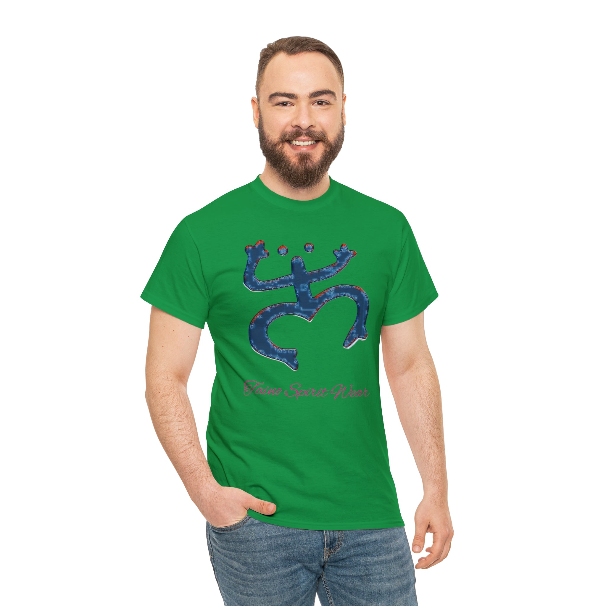 Taino Large Coqui Unisex Heavy Cotton Tee