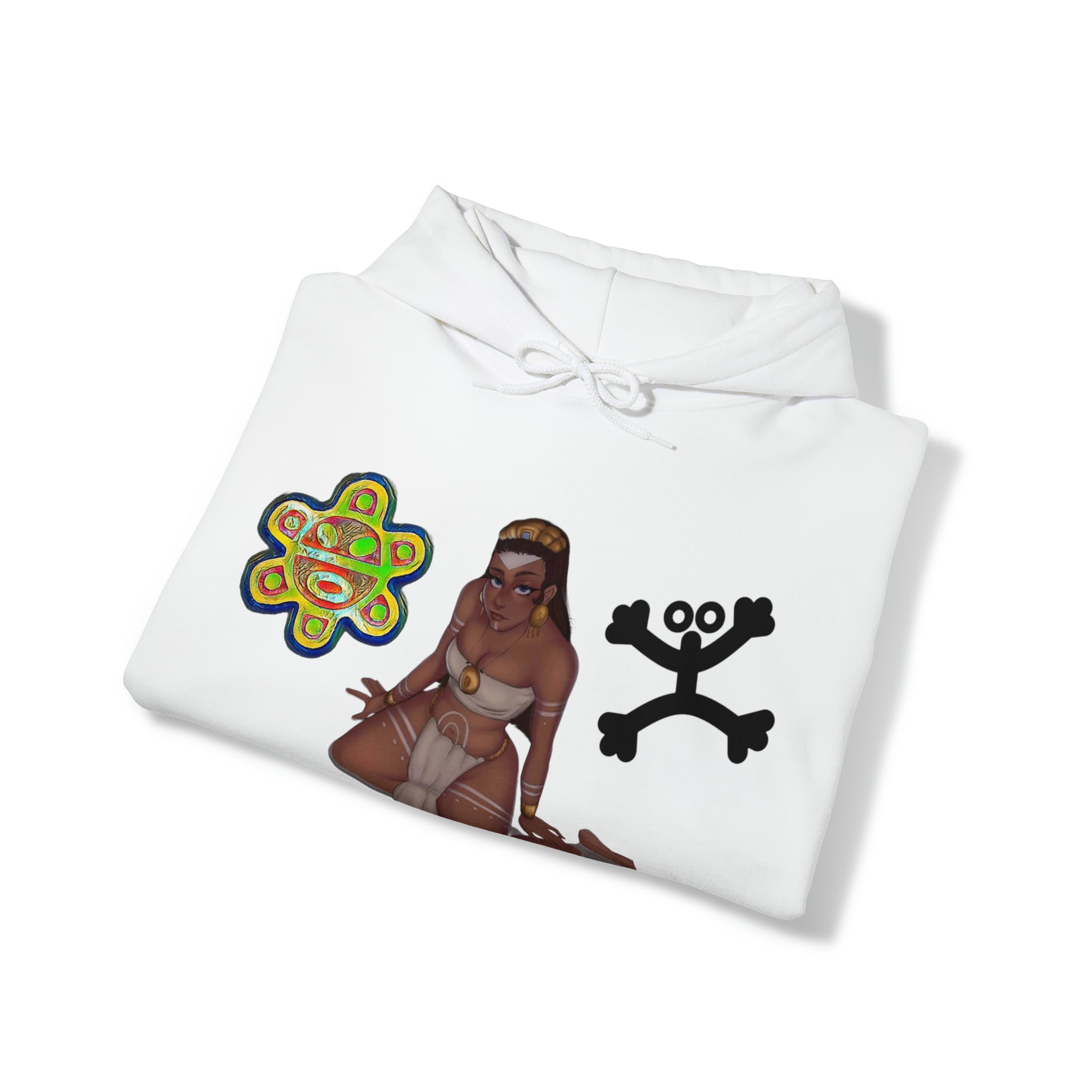 Taino Sun/Coqui/ Woman Warrior Unisex Heavy Blend™ Hooded Sweatshirt