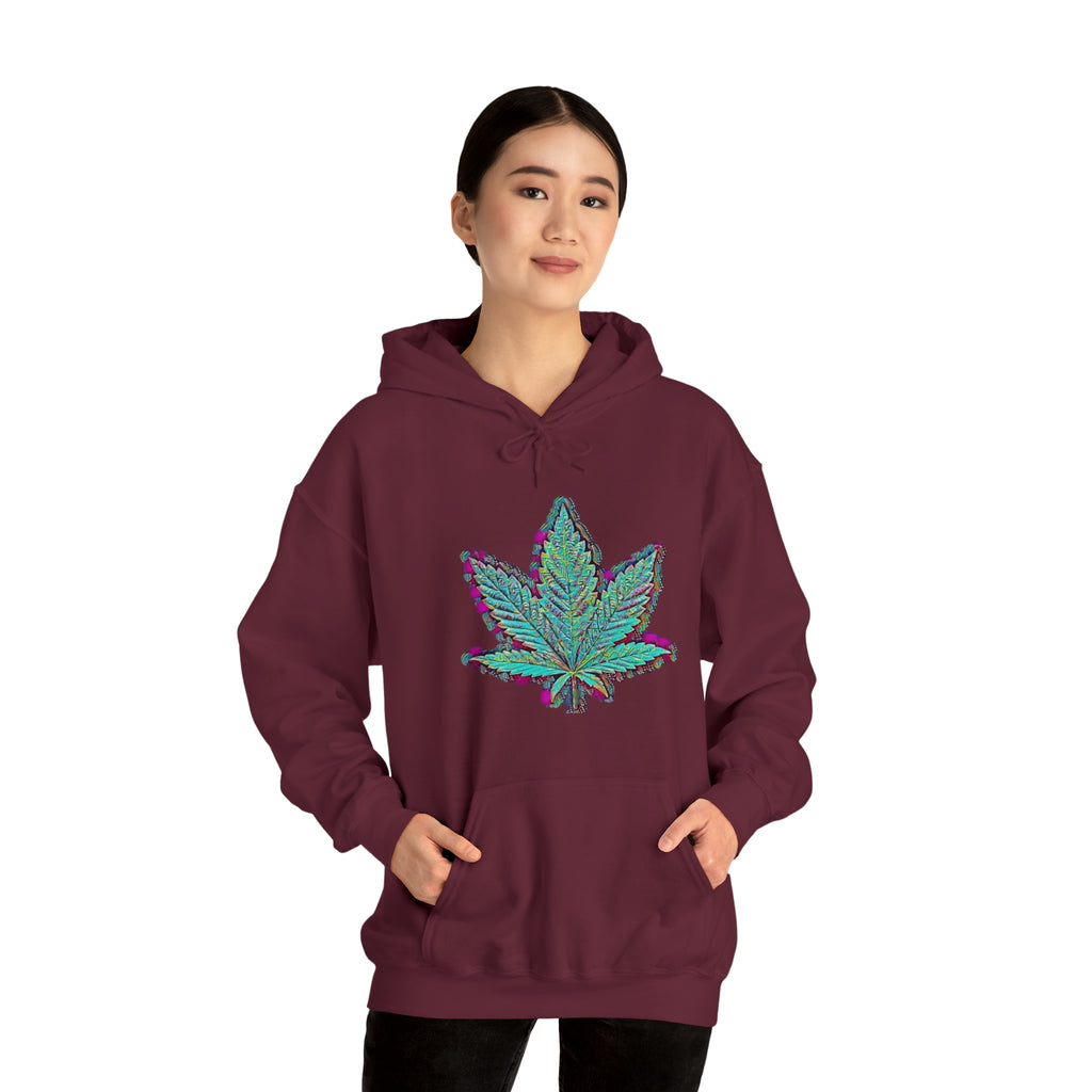 The Five Finger Leaf Unisex Heavy Blend™ Hooded Sweatshirt