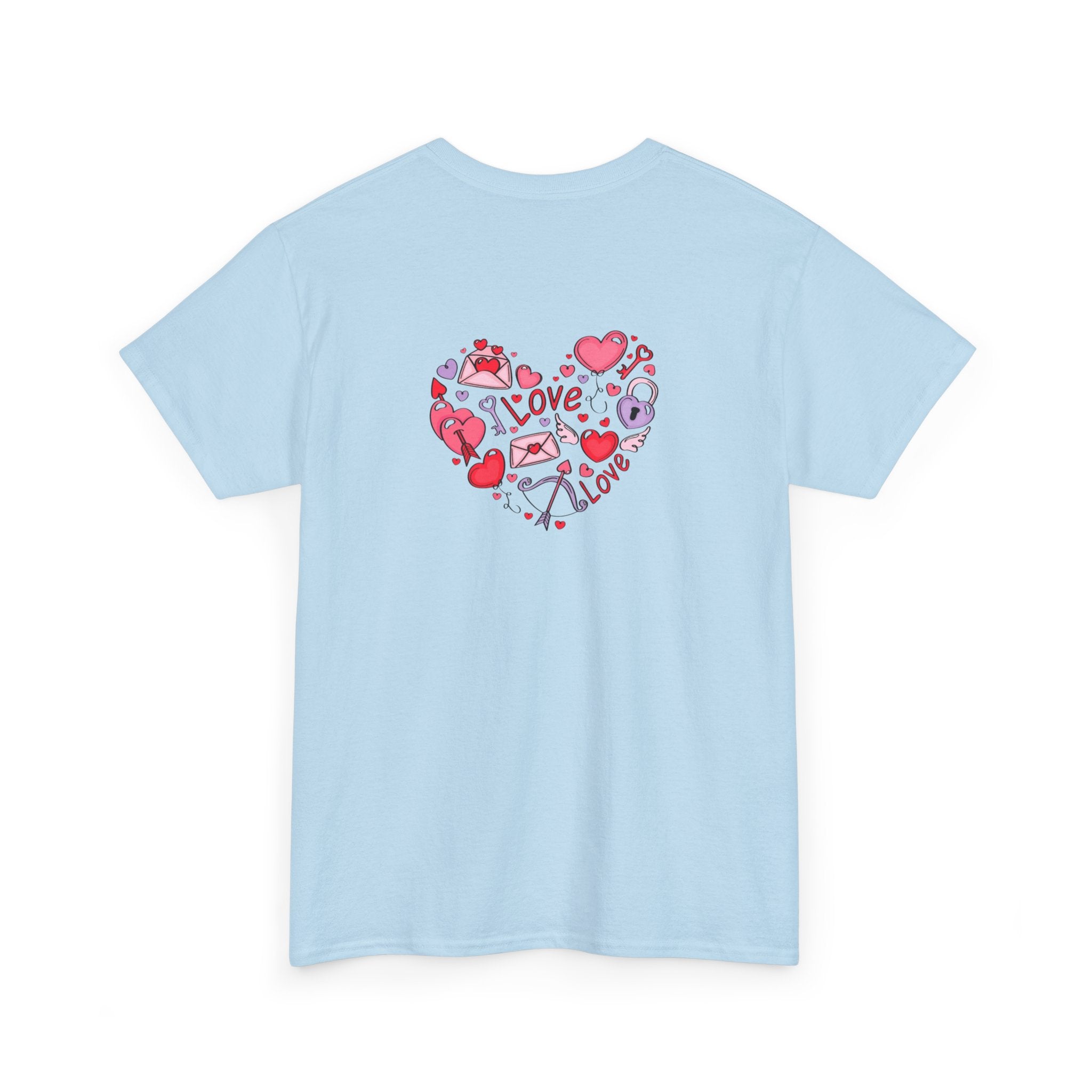 Valentine's Day Tee — "Happy Valentine's Day" Heart Design