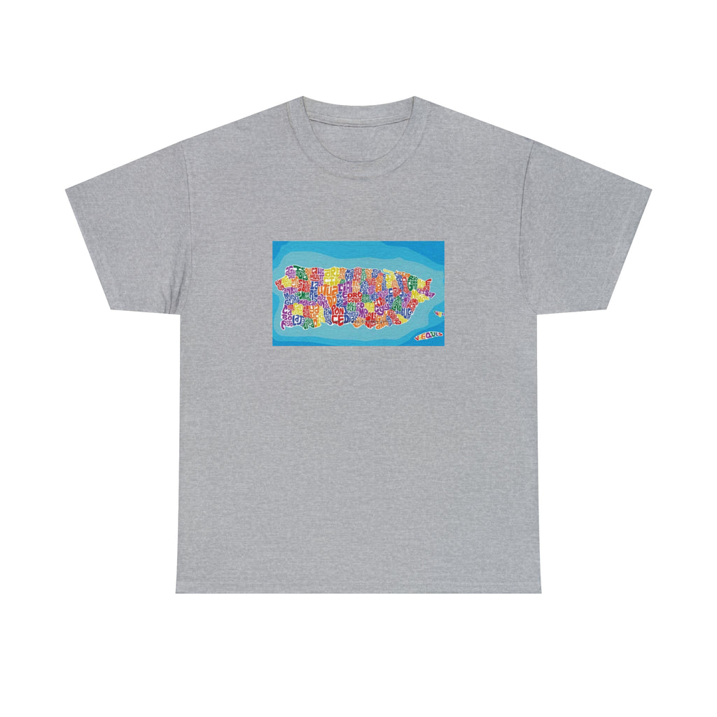 The Island of Puerto Rico Unisex Heavy Cotton Tee