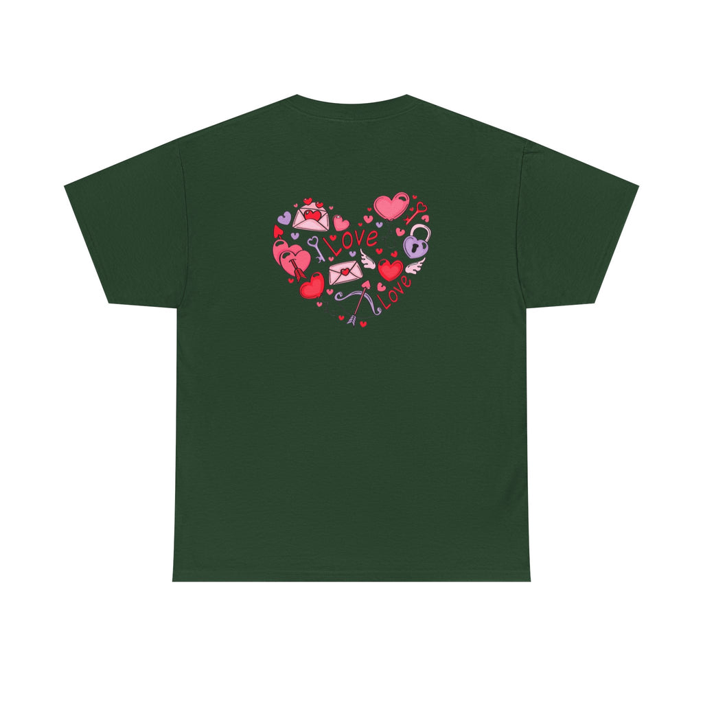Valentine's Day Love Heart Graphic Tee – Valentine’s Day Romantic Shirt