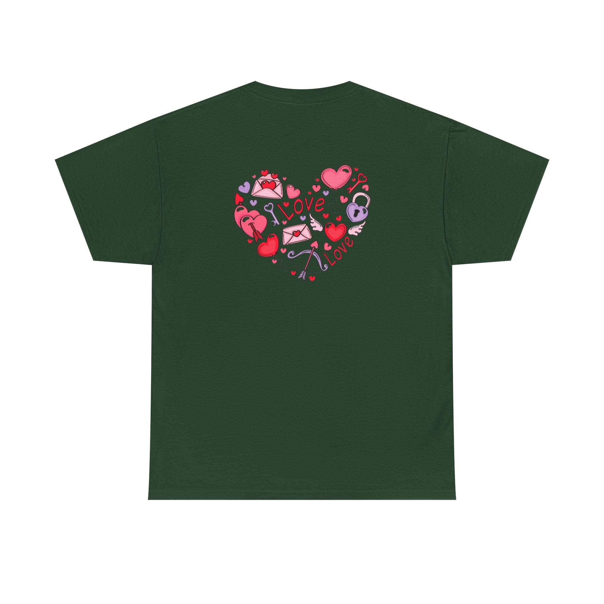 Valentine's Day Love Heart Graphic Tee – Valentine’s Day Romantic Shirt