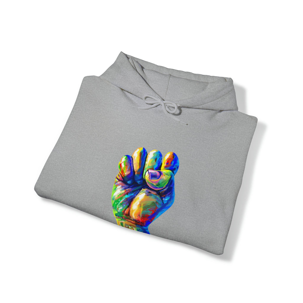 Power to The People Fist Unisex Heavy Blend™ Hooded Sweatshirt