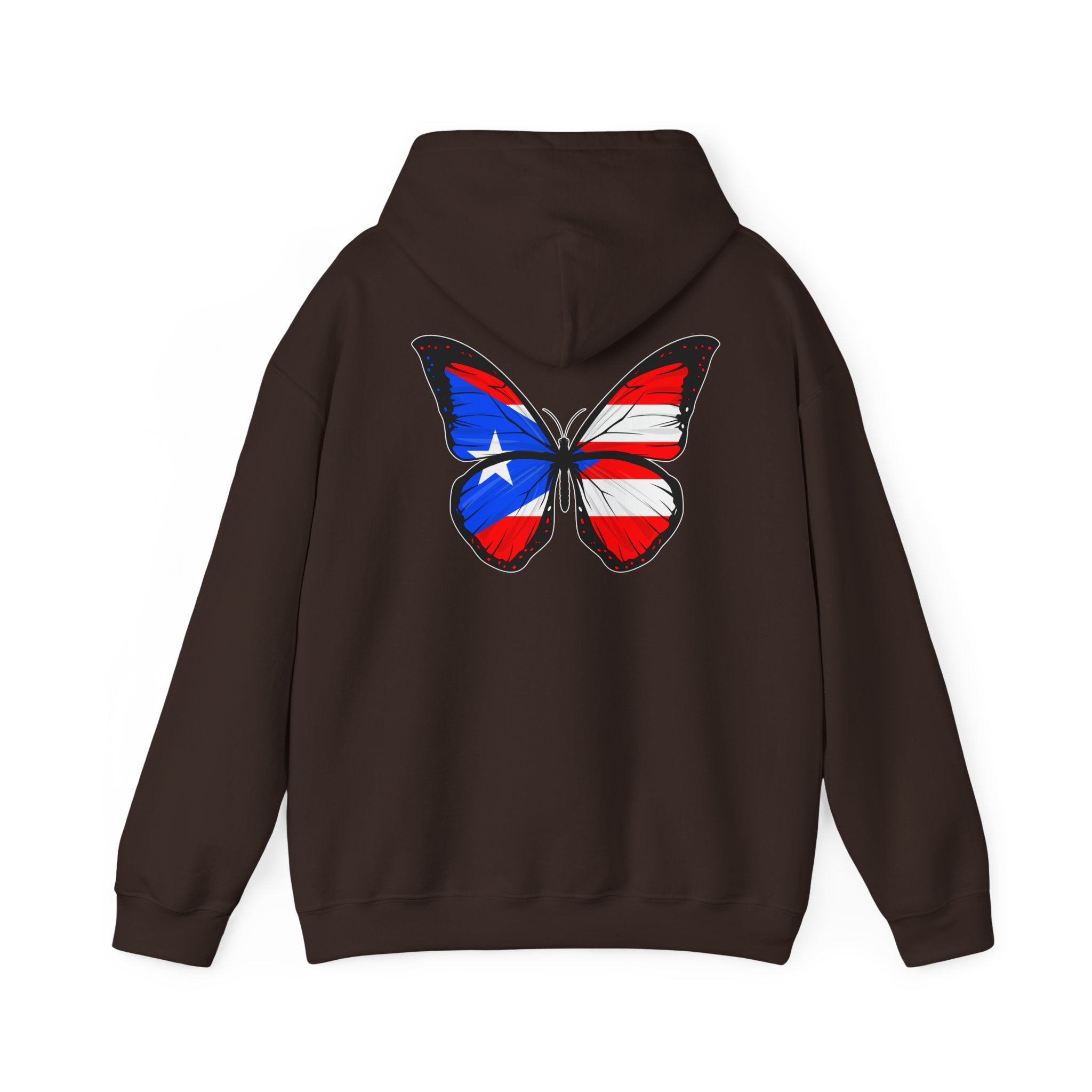 Women's Puerto Rico Flag Butterfly Hoodie